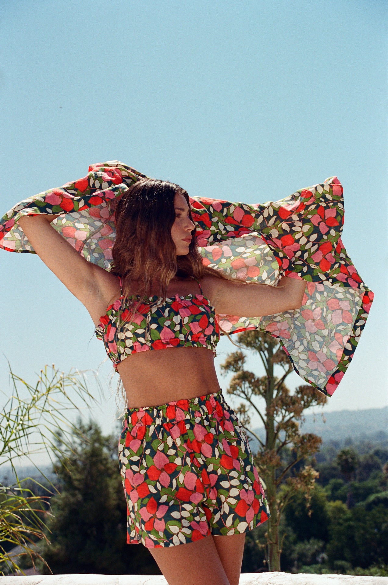 Lucy Short Rainforest Linen