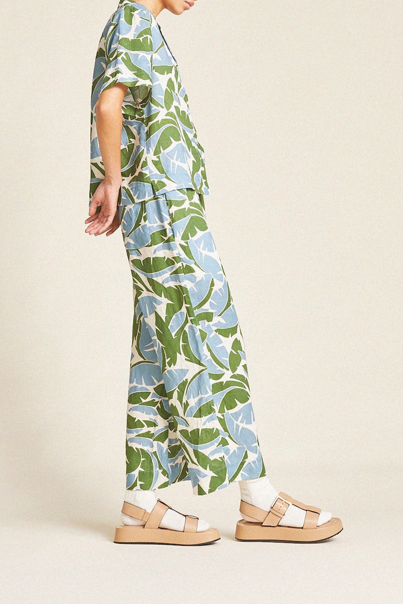 Willa Pant Plantain Leaf