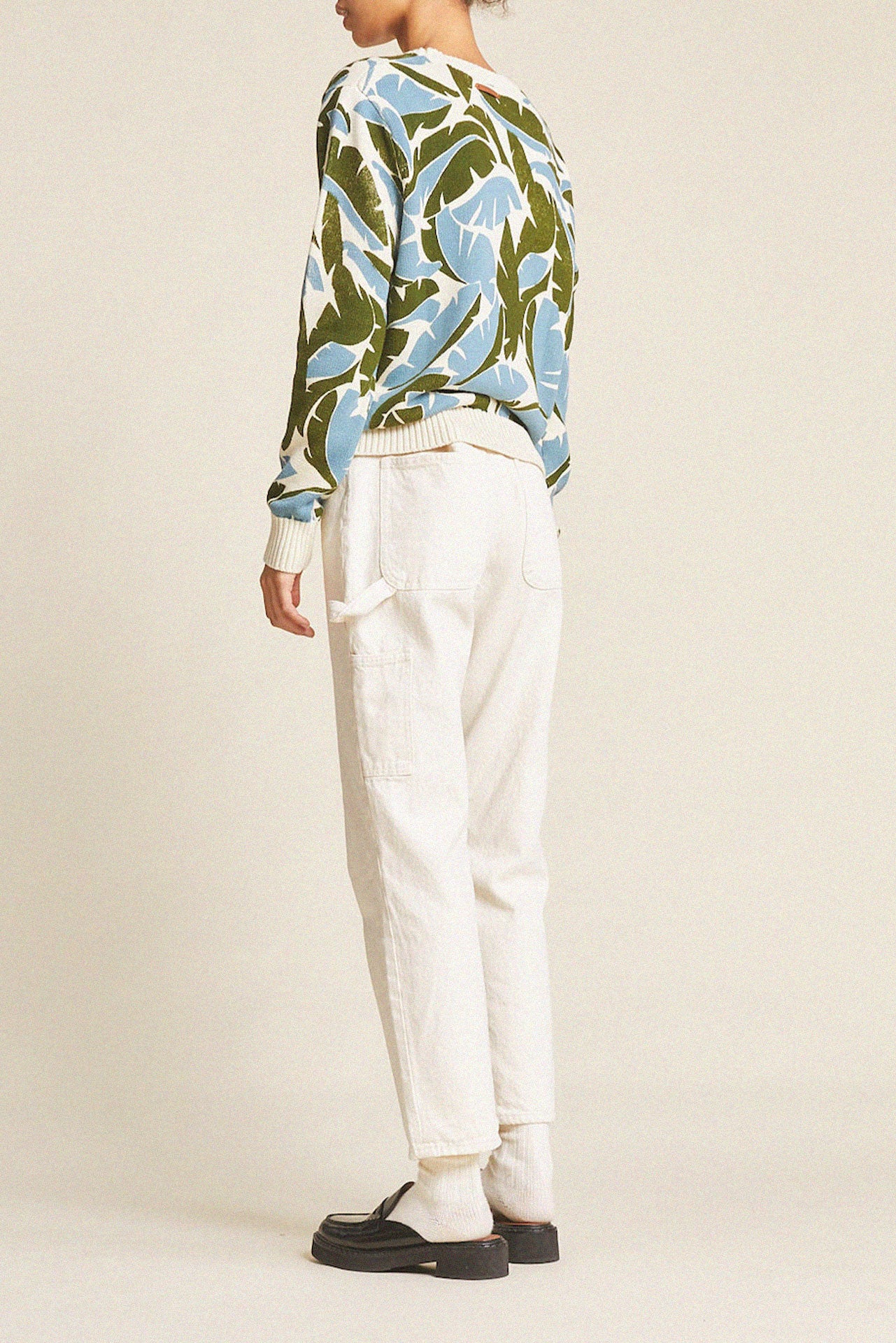 Barbara Sweater Plantain Leaf
