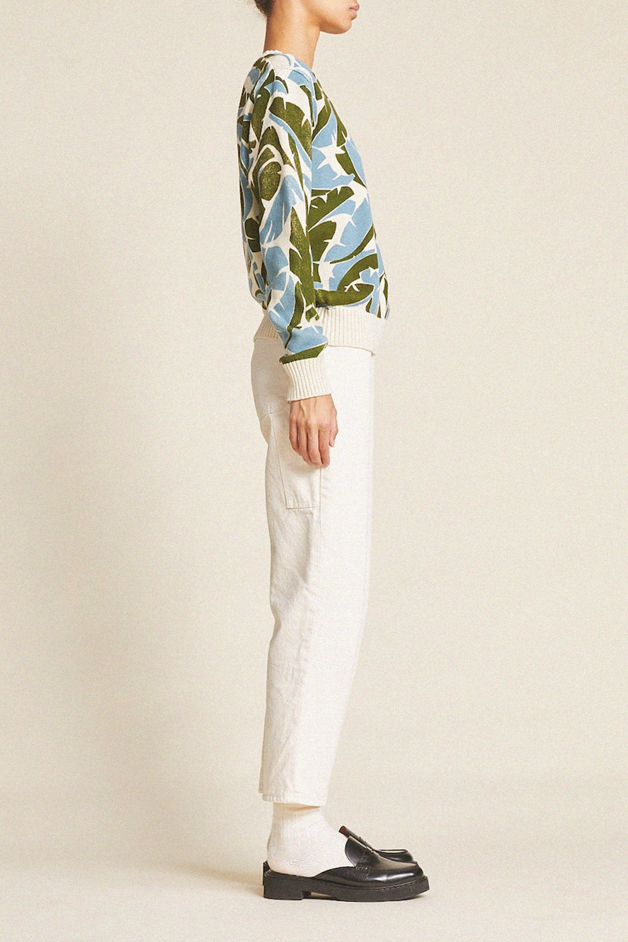 Barbara Sweater Plantain Leaf