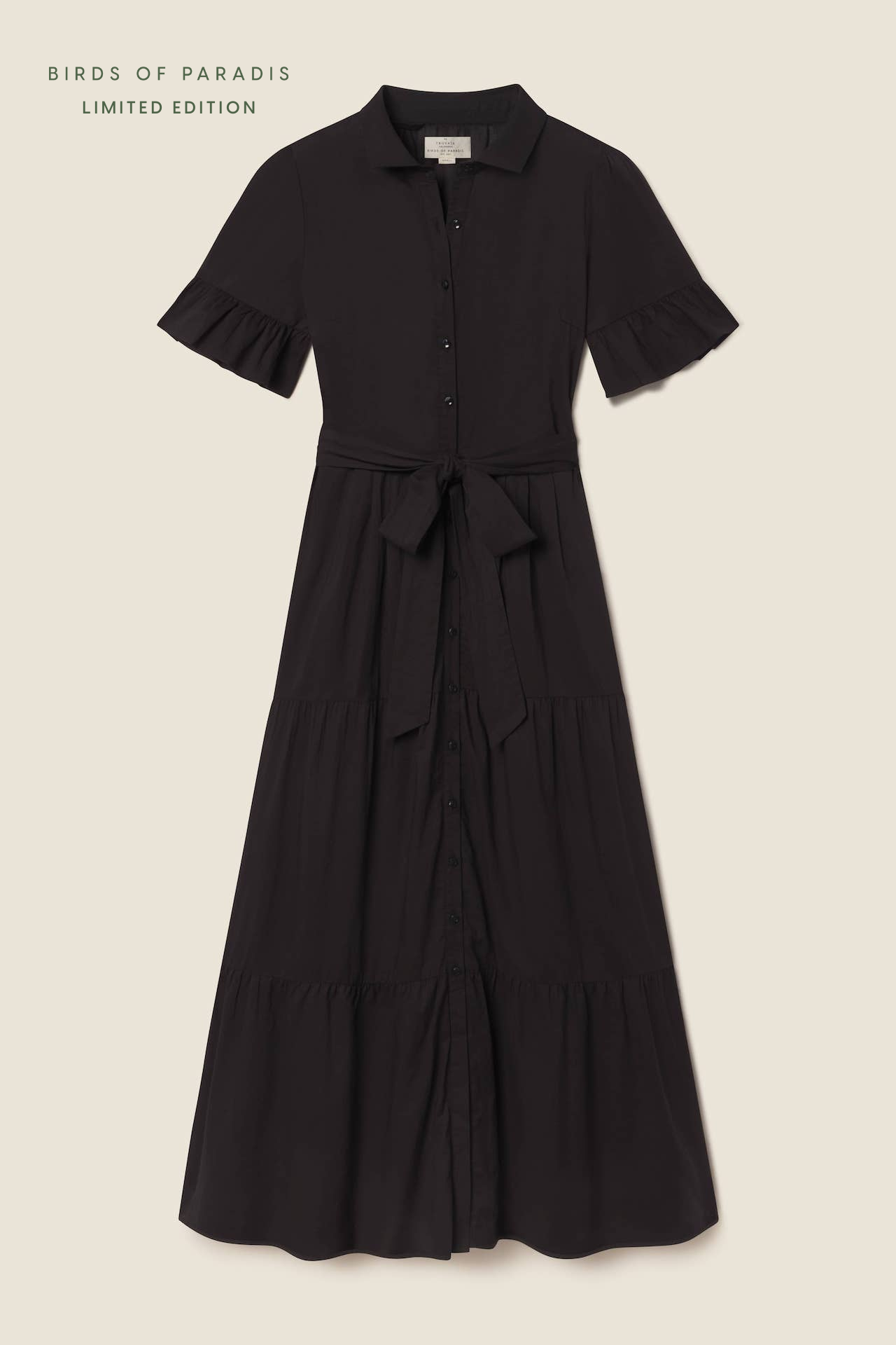 Martine Dress Black Voile