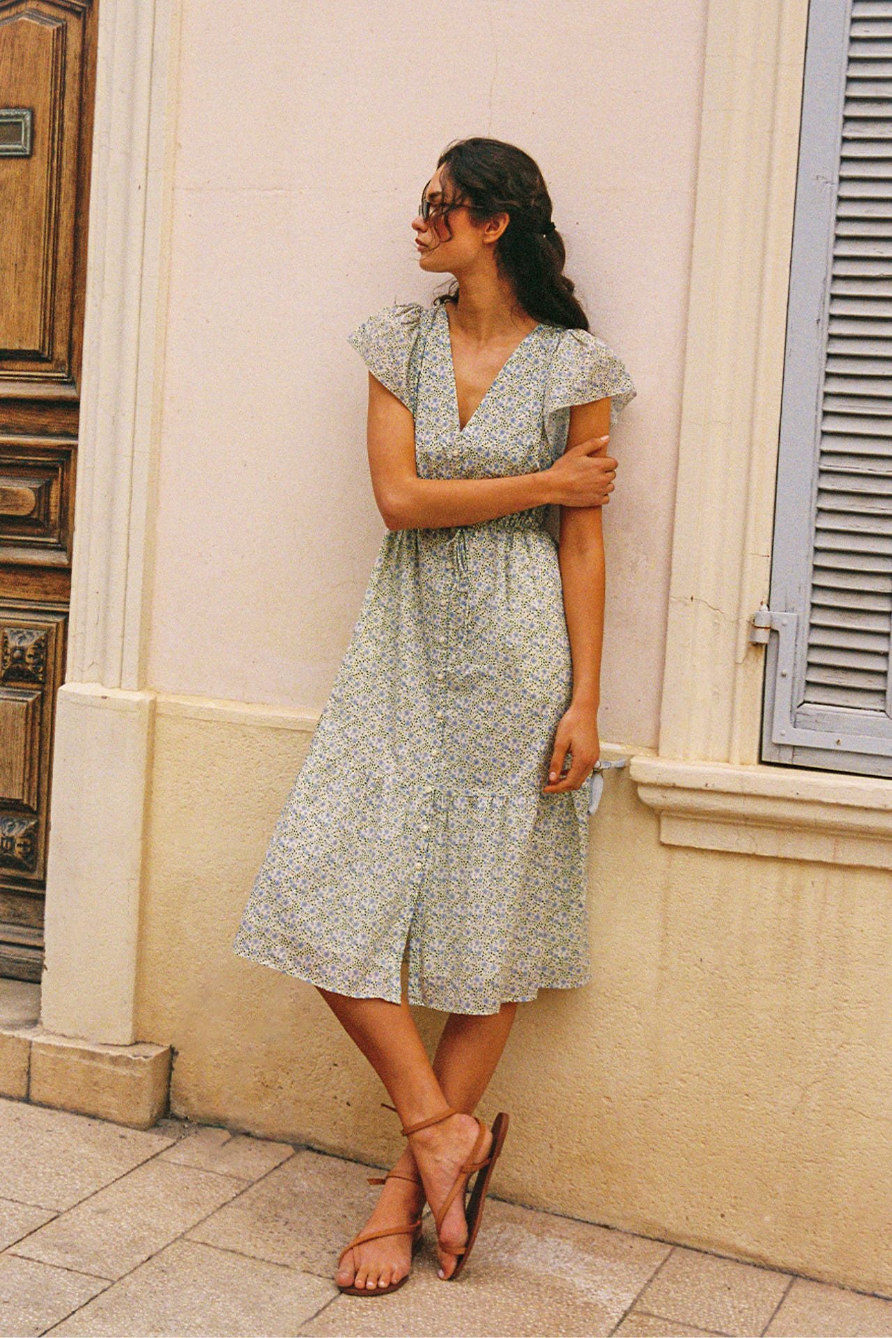 Krista Dress Nantucket Ditsy