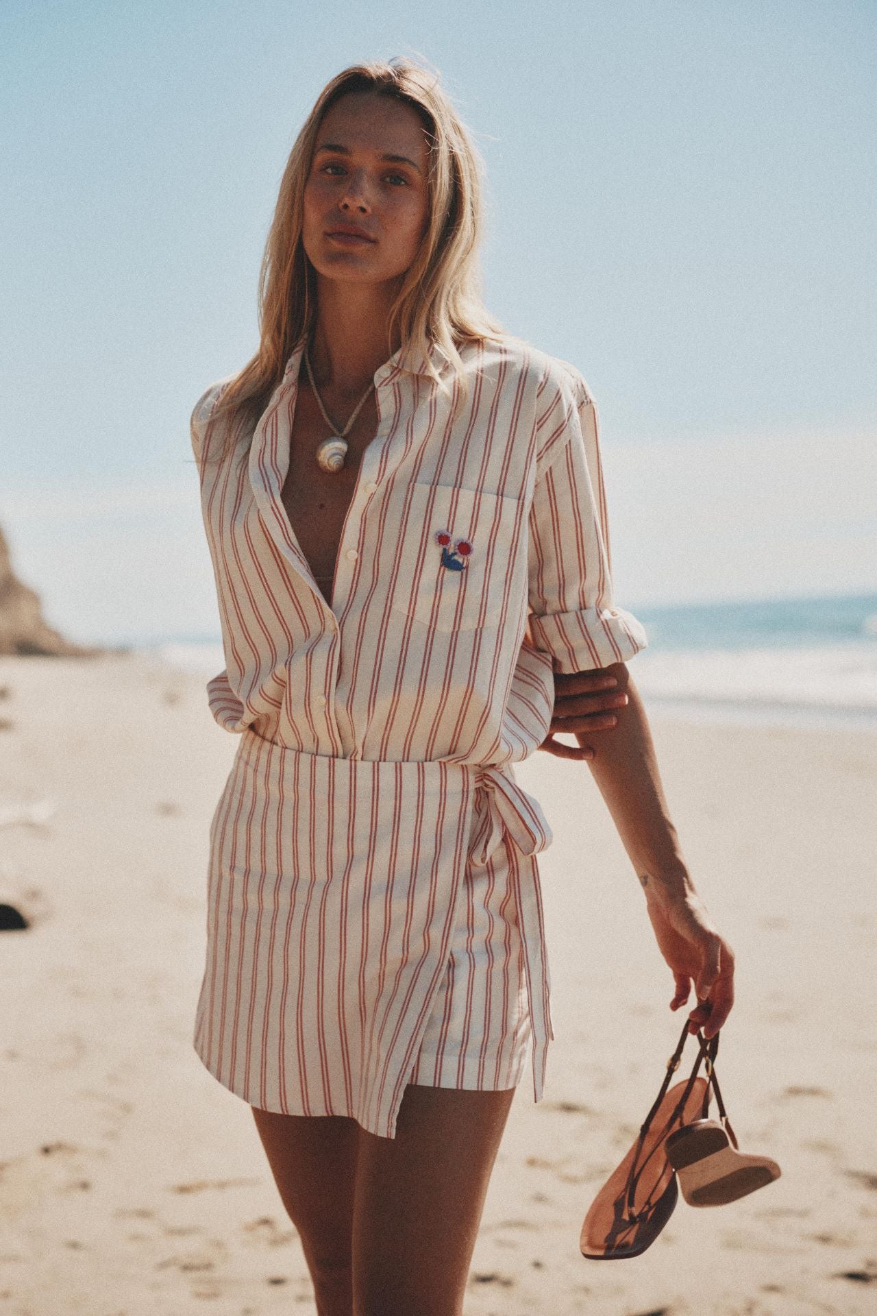 Blake Oversized Shirt Porto Stripe