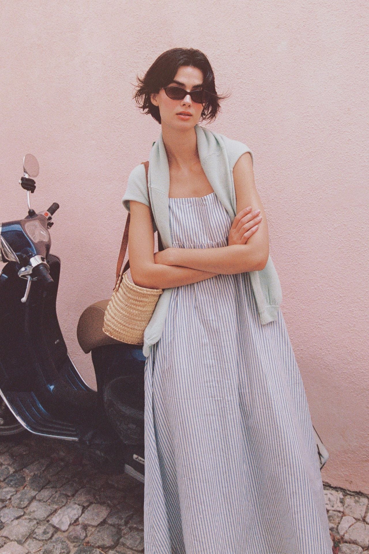 Mirela Dress Seaside Stripe