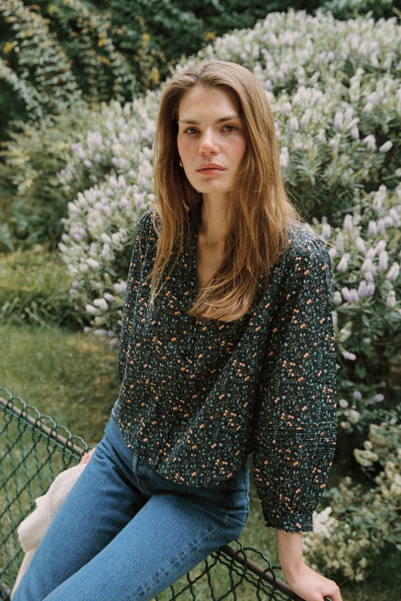Pauline Blouse Marin Ditsy