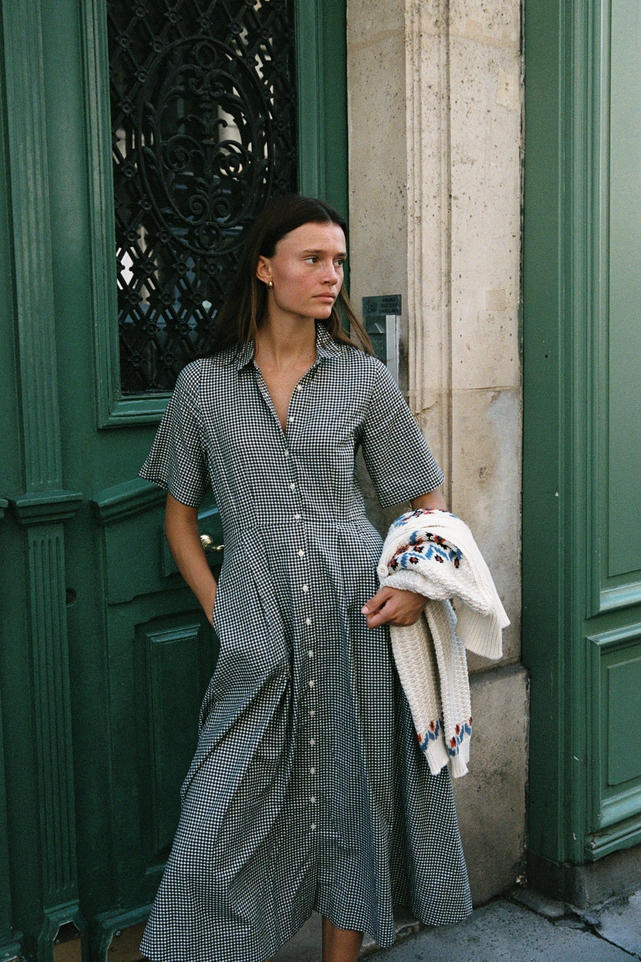 Aster Dress Onyx Check