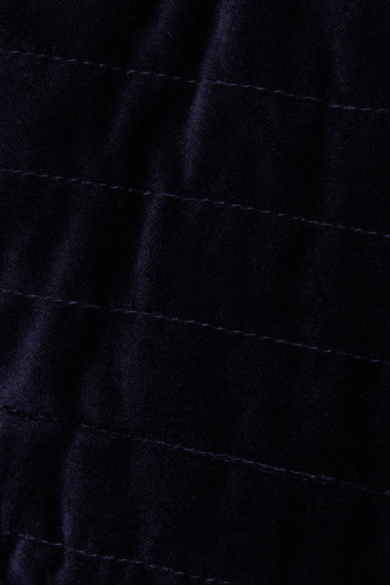 Lennox Zip-Up Dark Sapphire Velvet