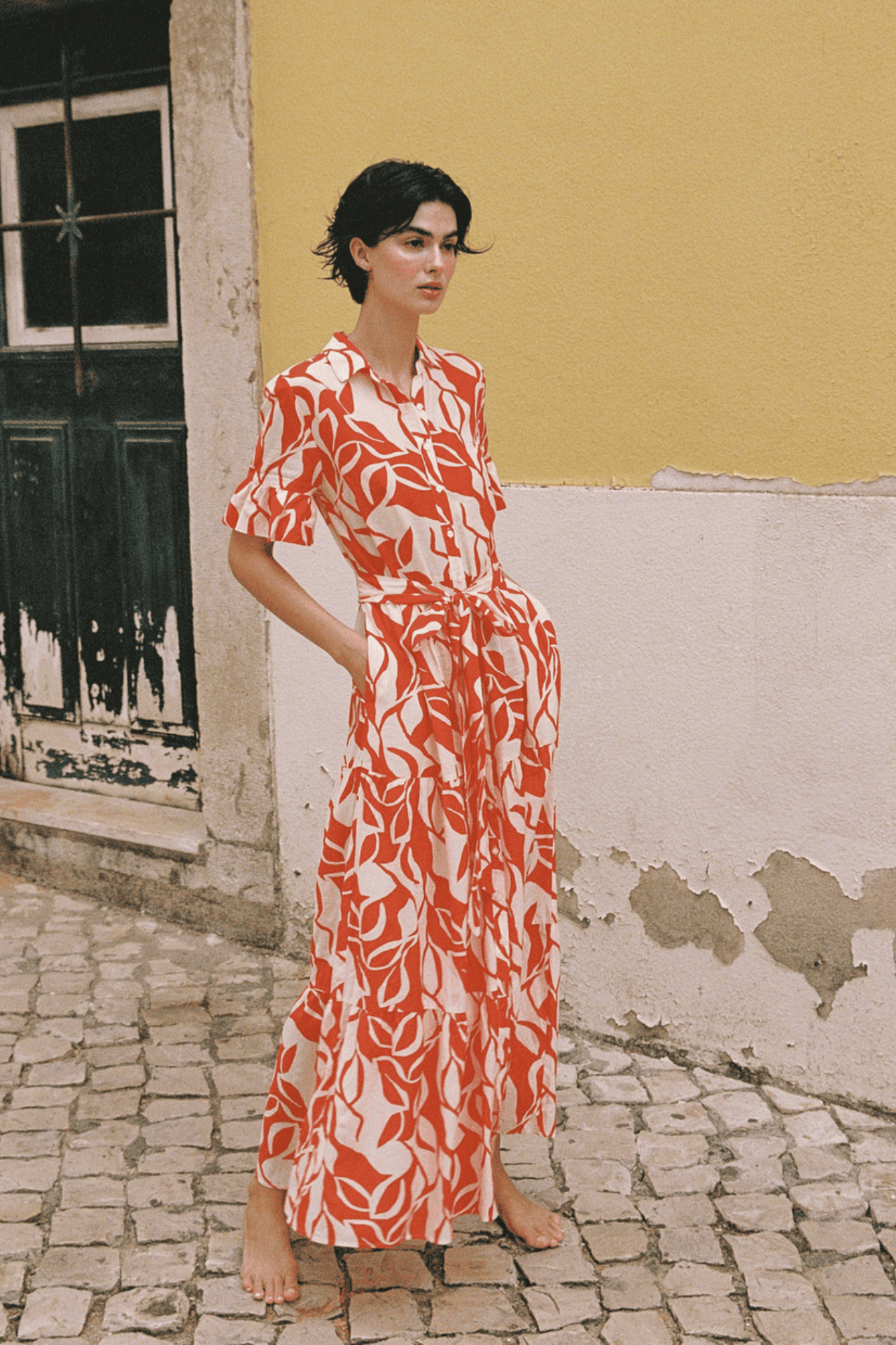 Martine Dress Red Amaranta