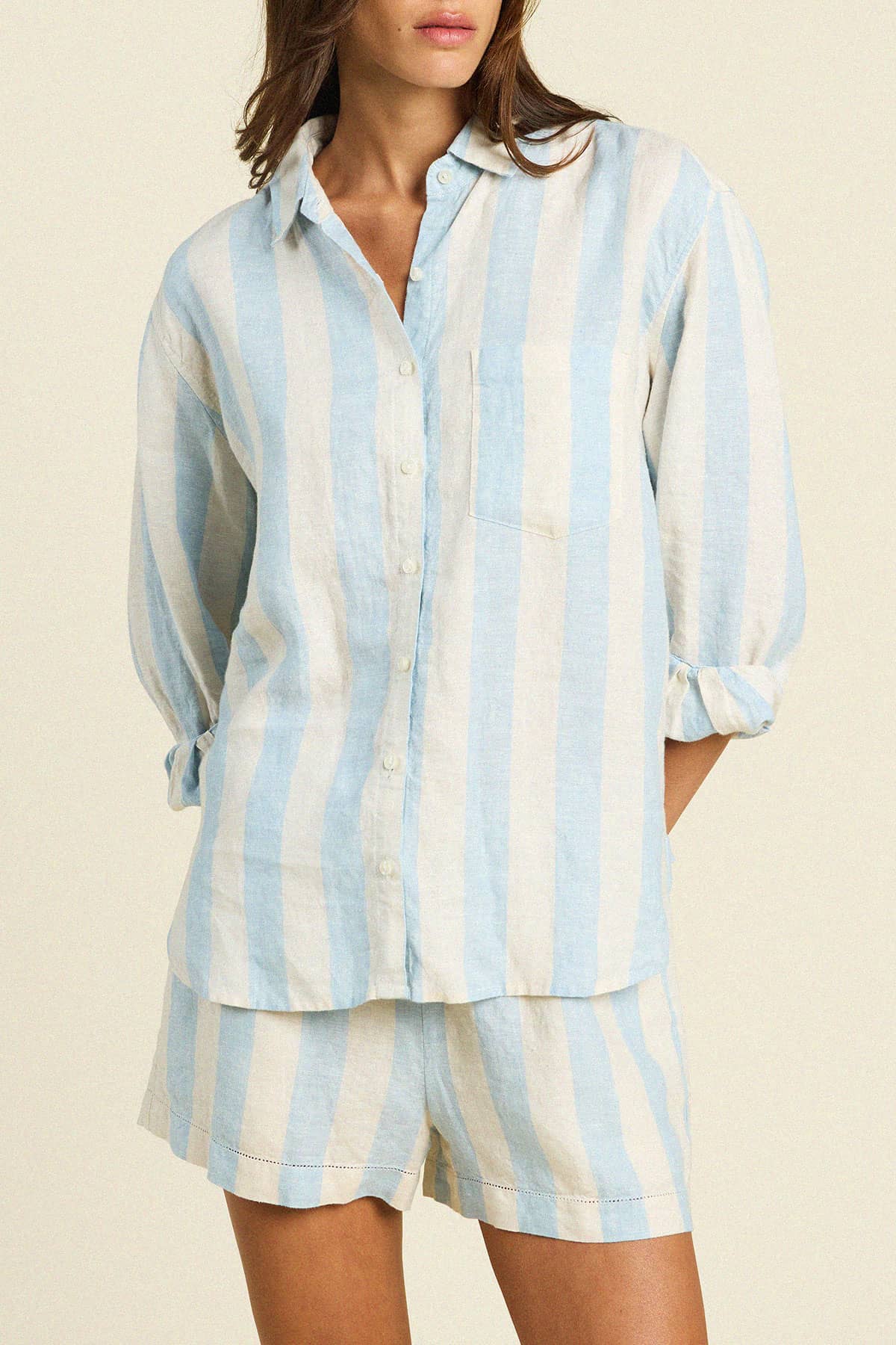 Blake Oversized Seaside Stripe