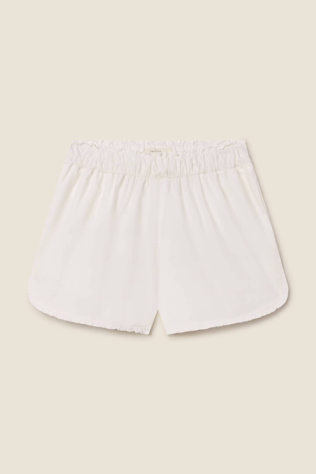 Lucille Short White Poplin