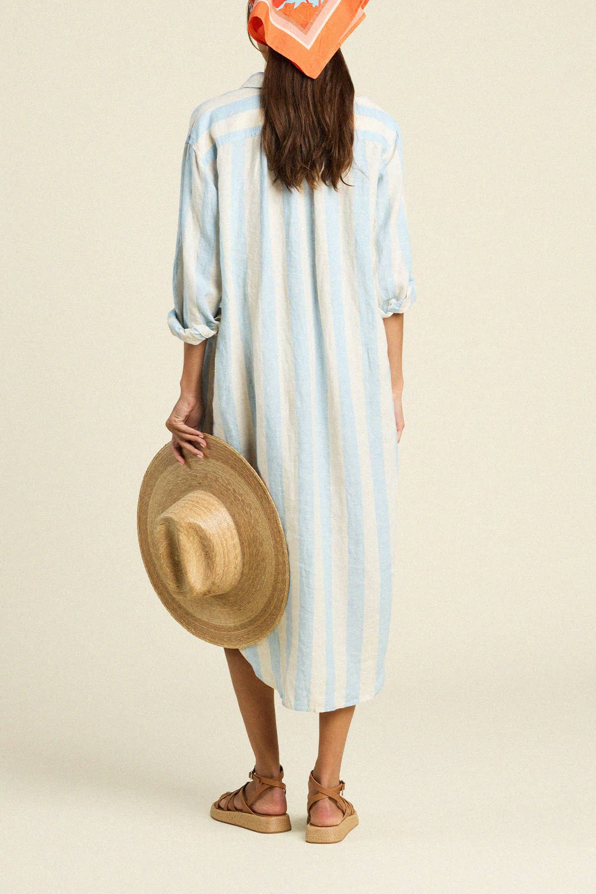 Catalina Shirtdress Seaside Stripe
