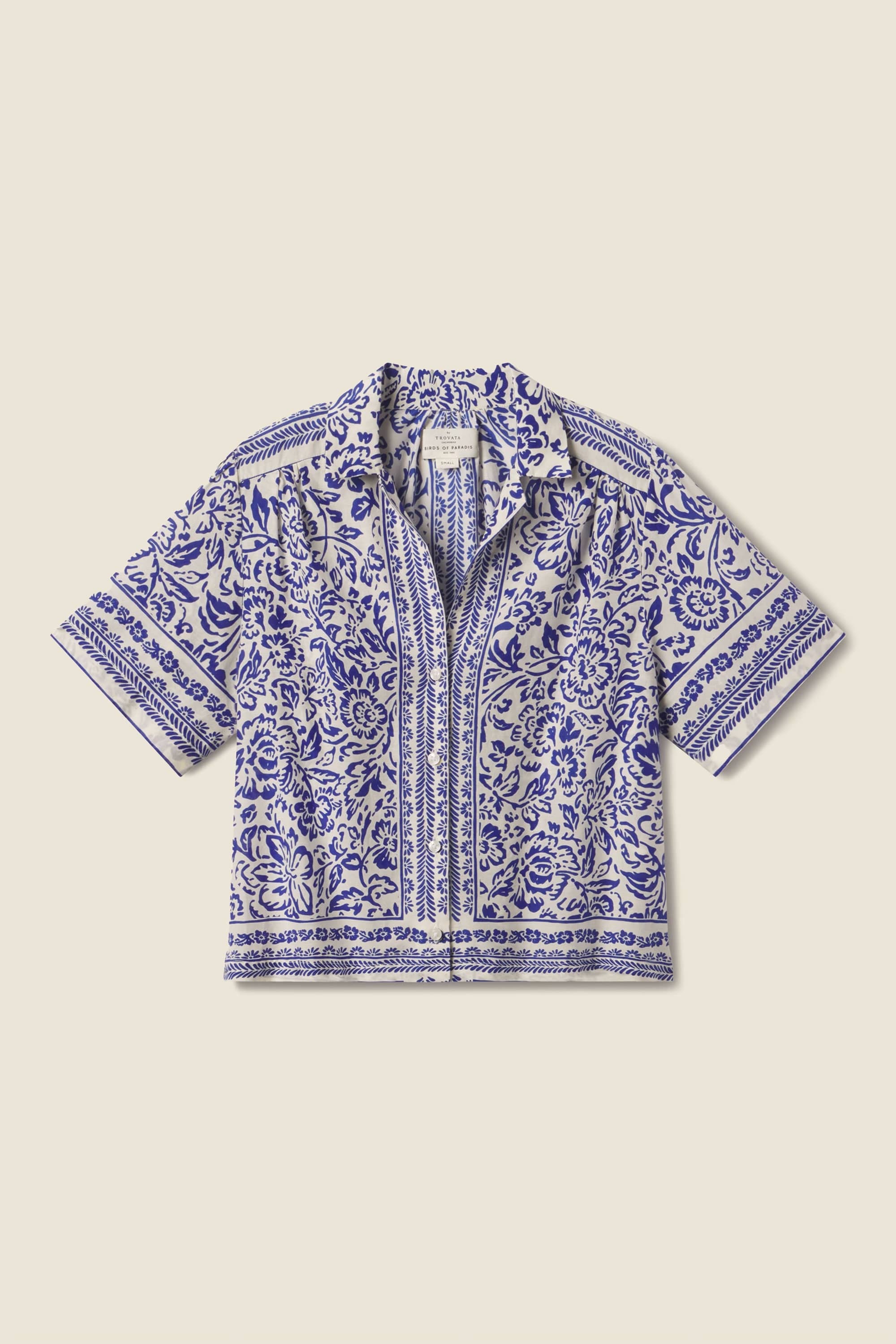 Helene Blouse Hydra Border