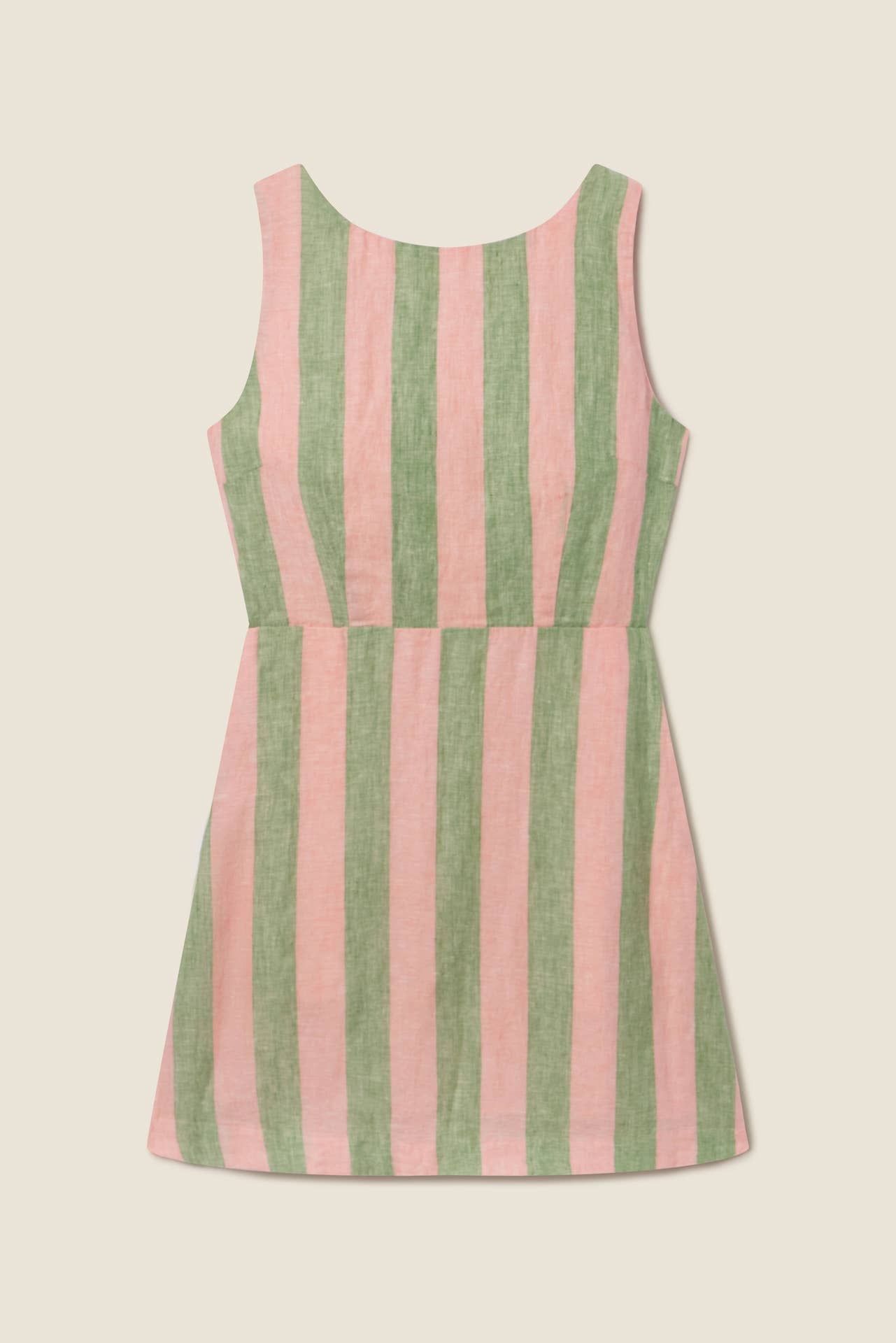 Rosalie Dress Watermelon Stripe
