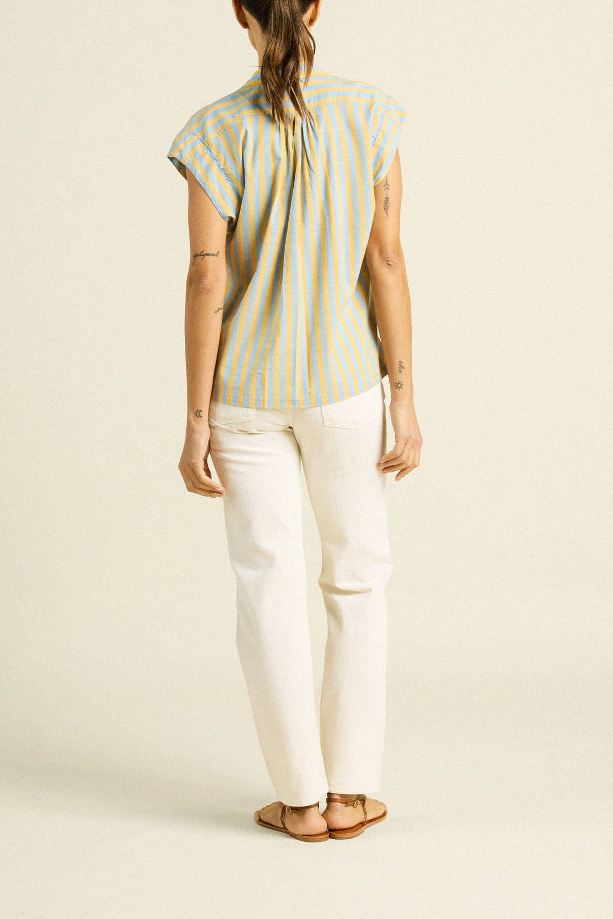 Della Shirt Golden Hour Stripe