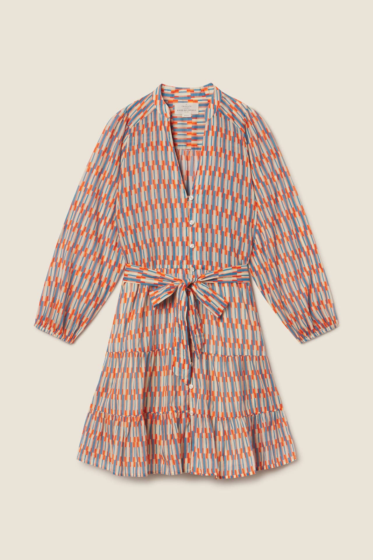 Celeste Dress Retro Grid