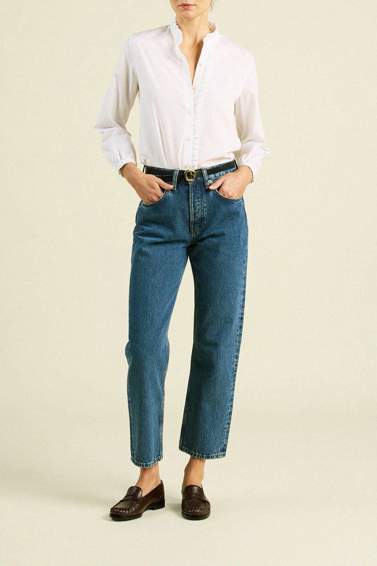 Helena Shirt White Poplin