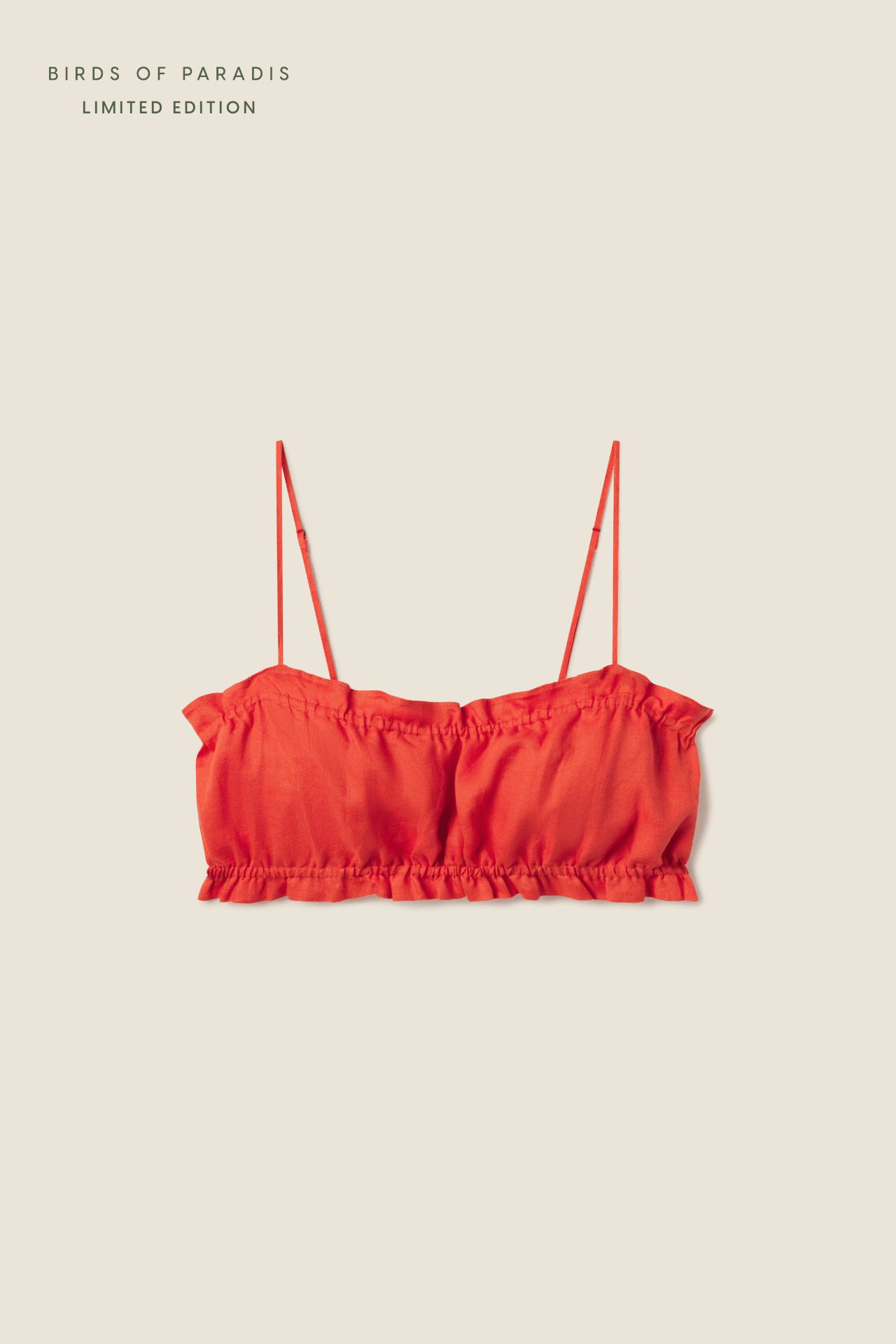 IIROT（イロット） BRIGHT LINEN TOP ベスト Brigette Bandeau Dried Apricot
