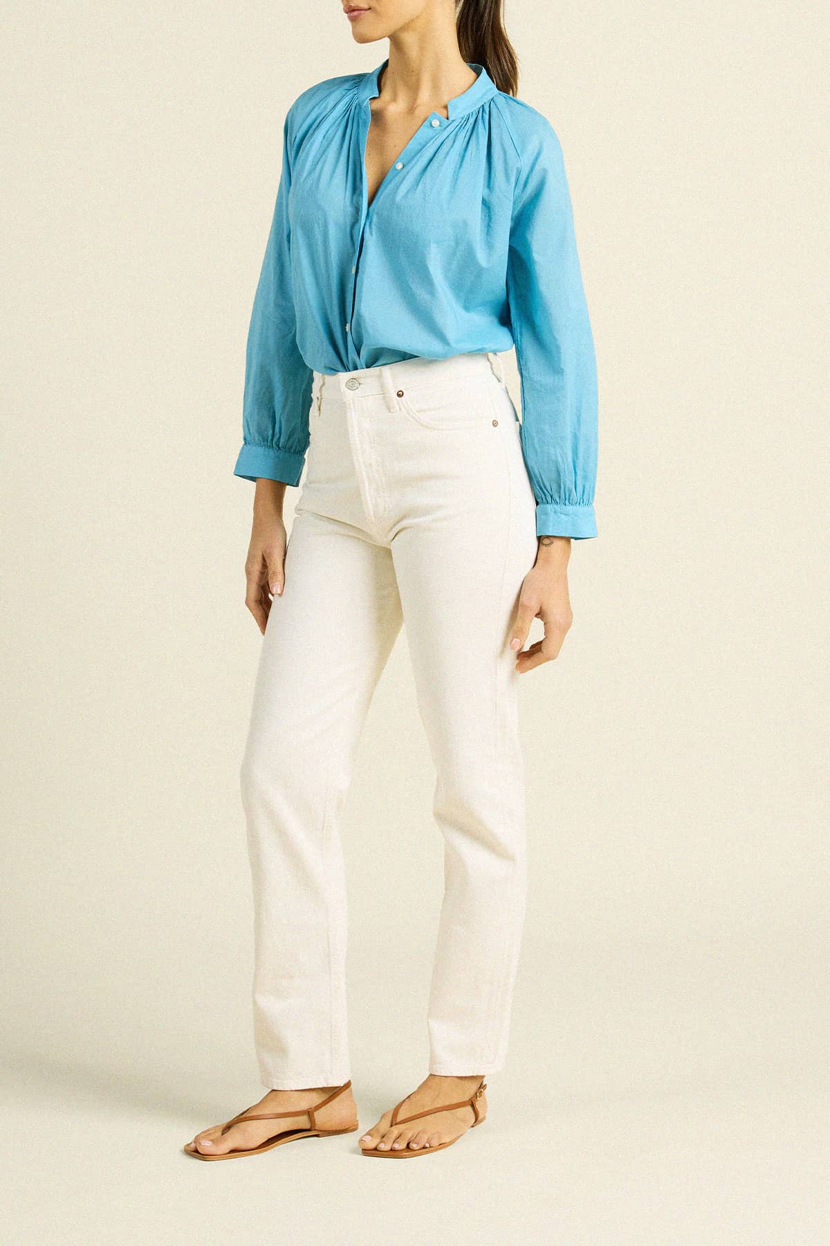 Mena Blouse Larkspur