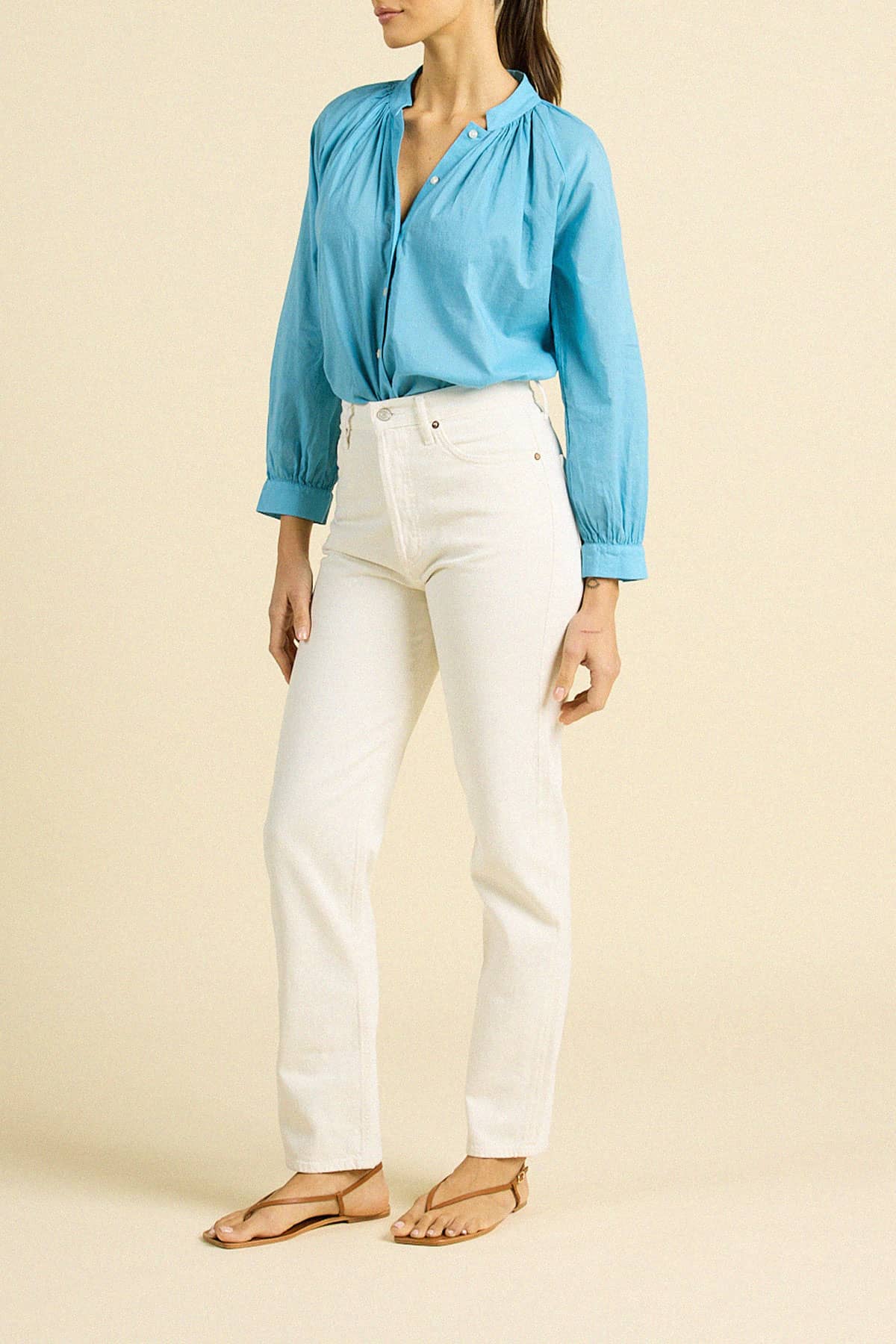 Mena Blouse Larkspur