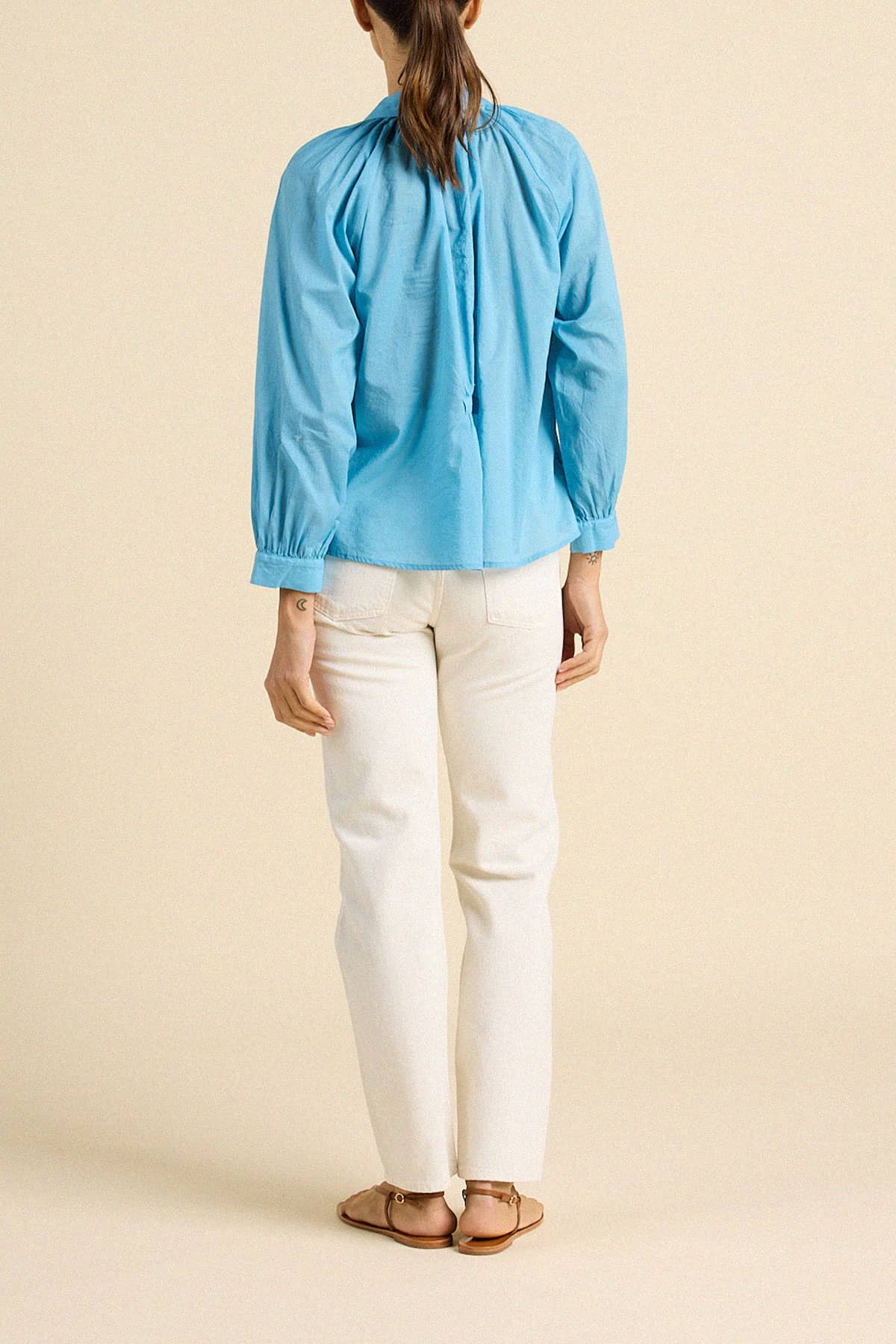 Mena Blouse Larkspur