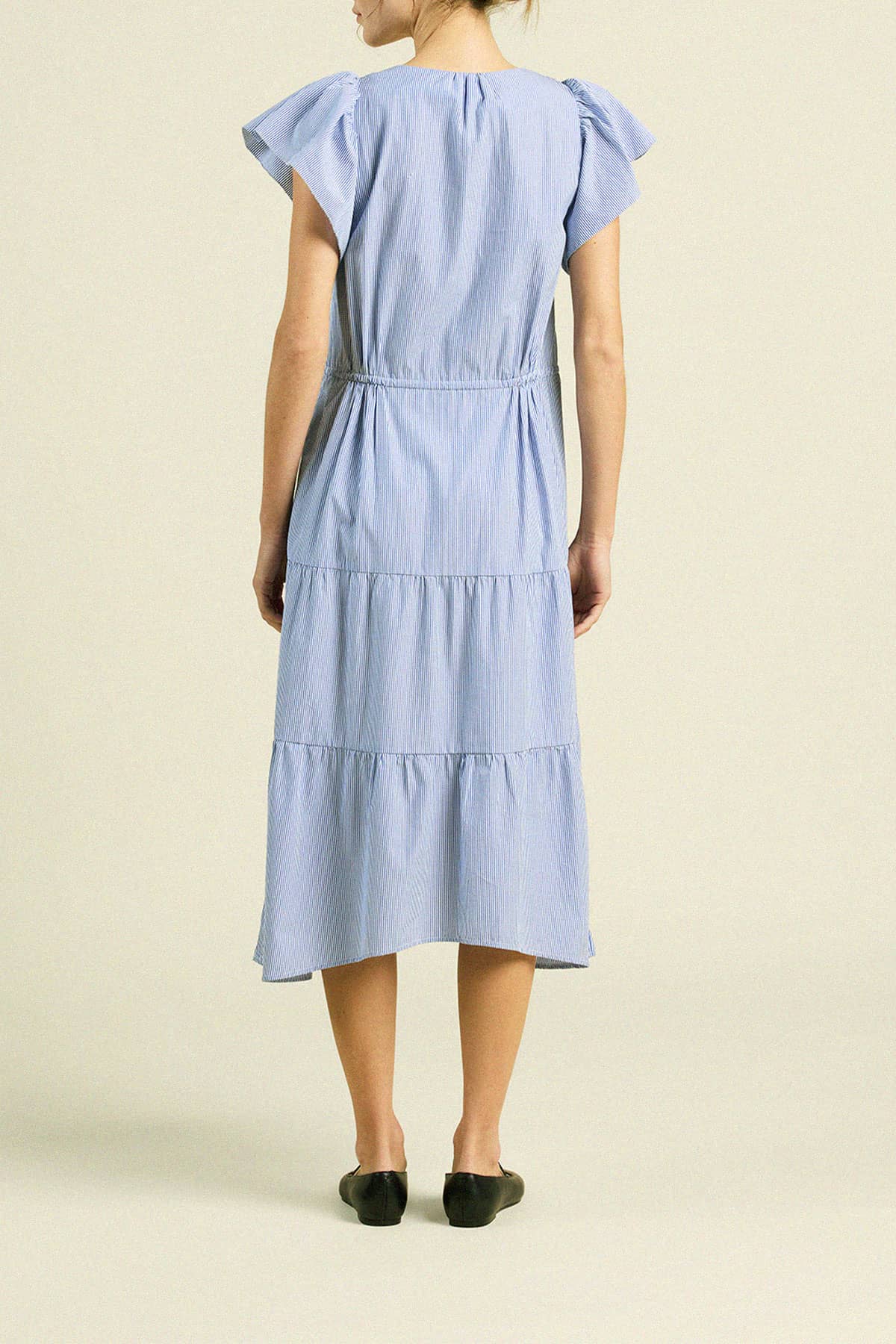 Kristi Dress Blue/White Stripe