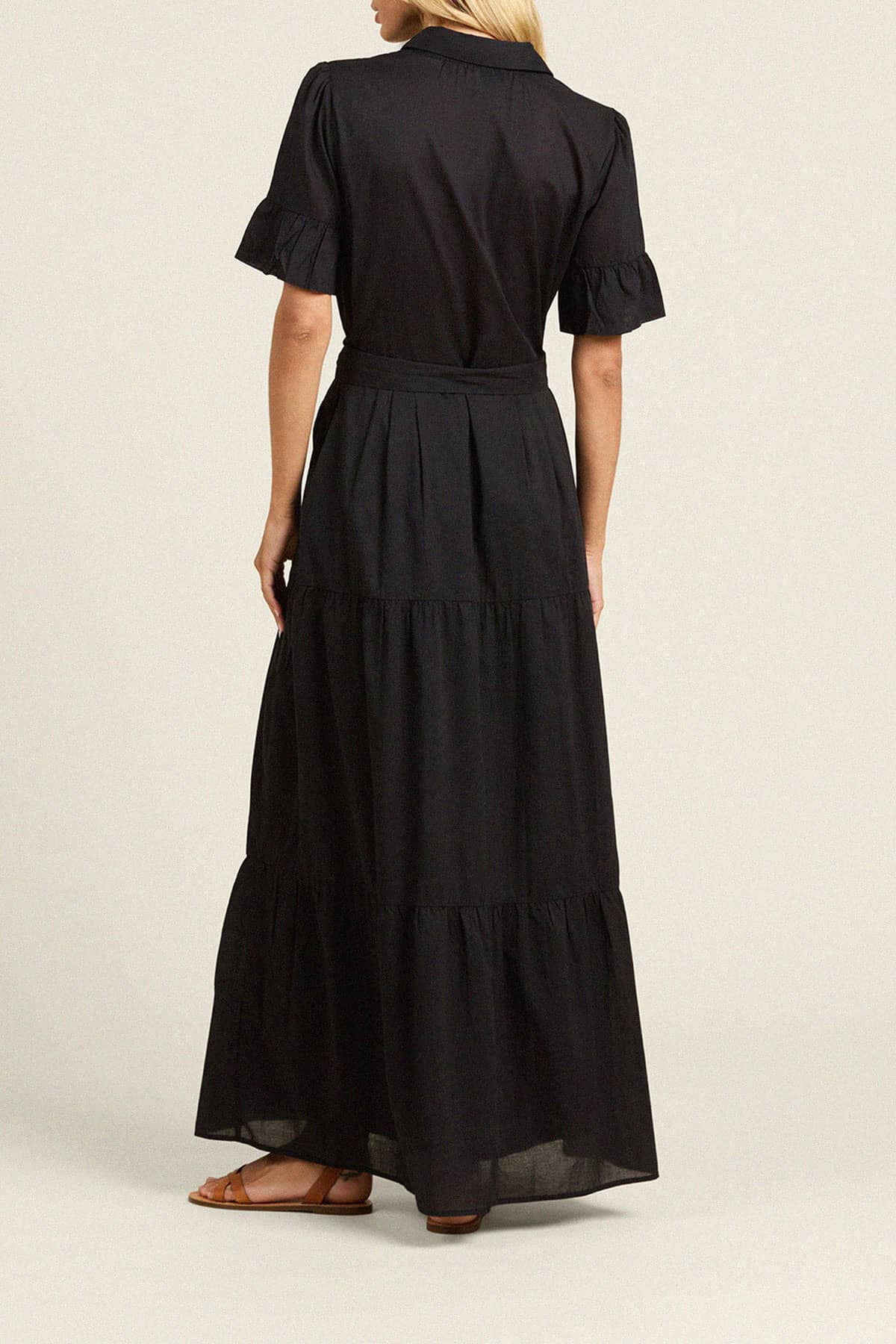 Martine Dress Black Voile