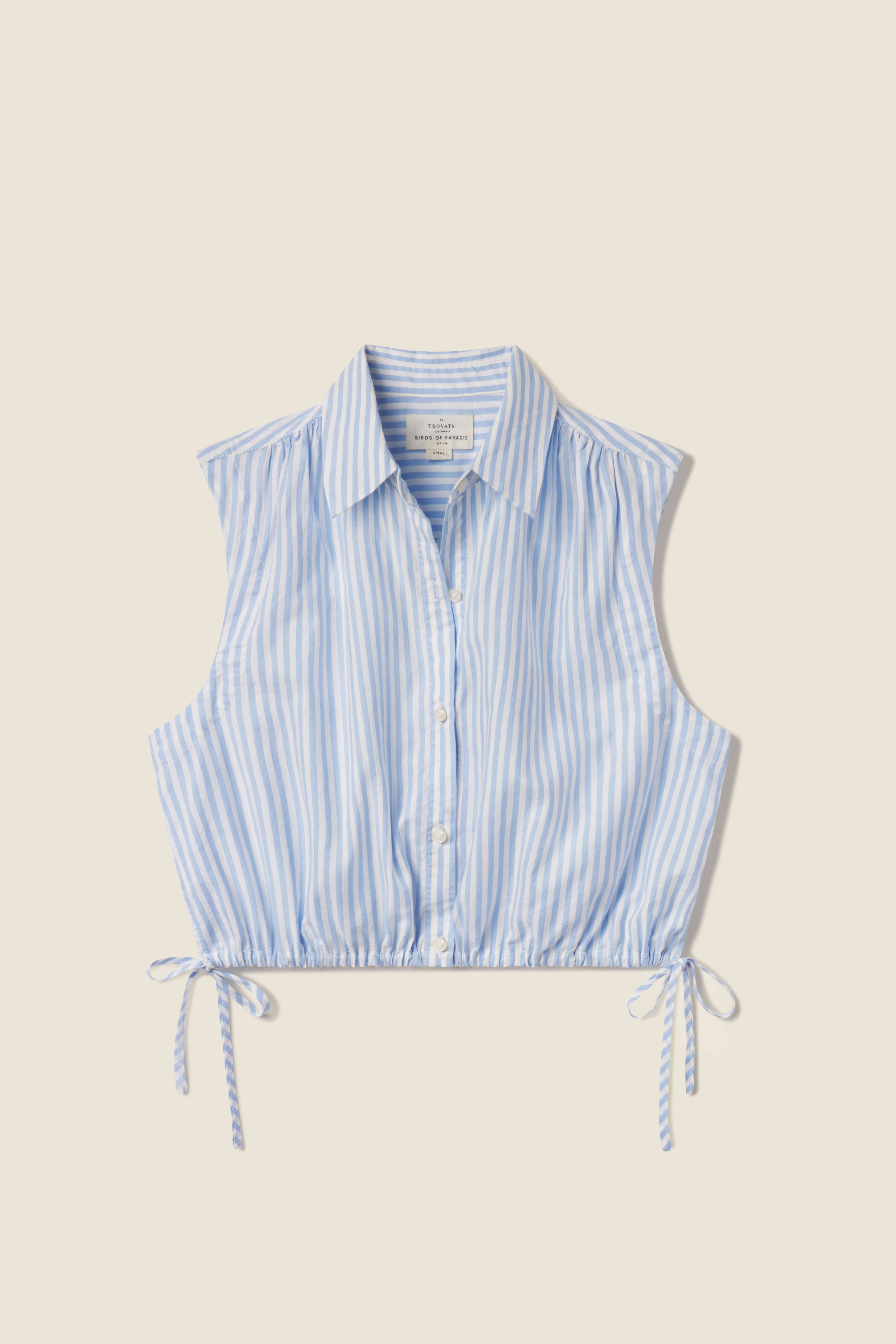 Ivy Shirt Blue Coastal Stripe