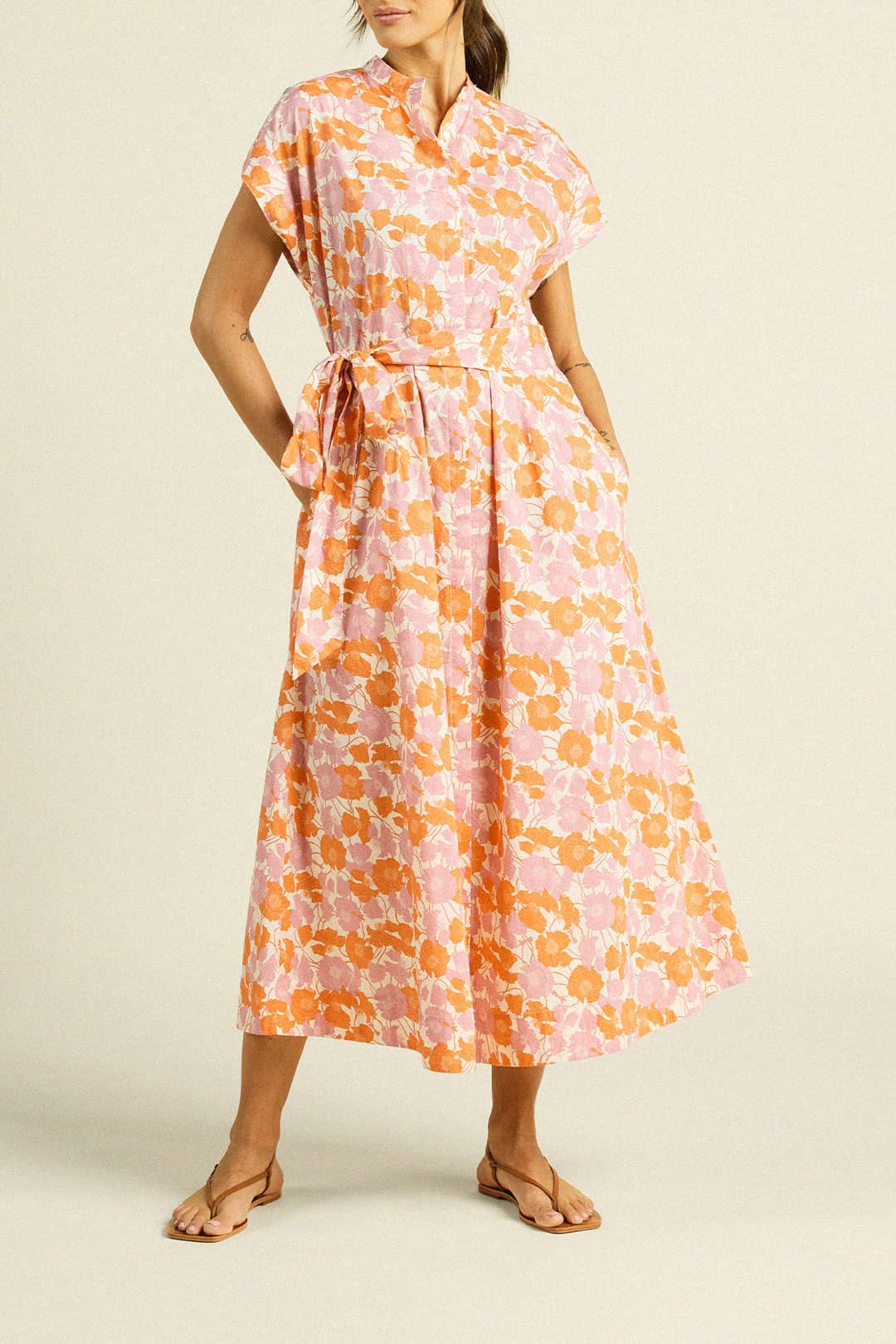 James Dress Poppy Dawn