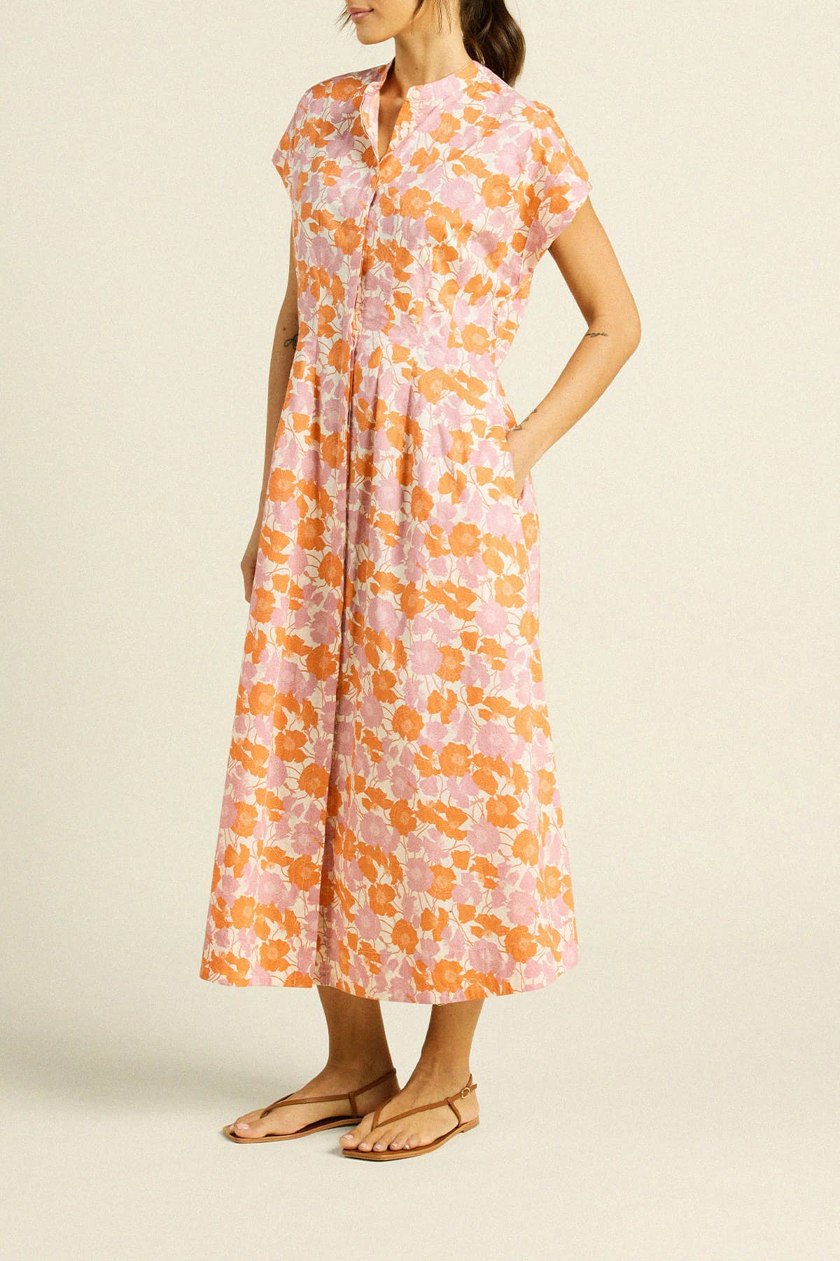 James Dress Poppy Dawn