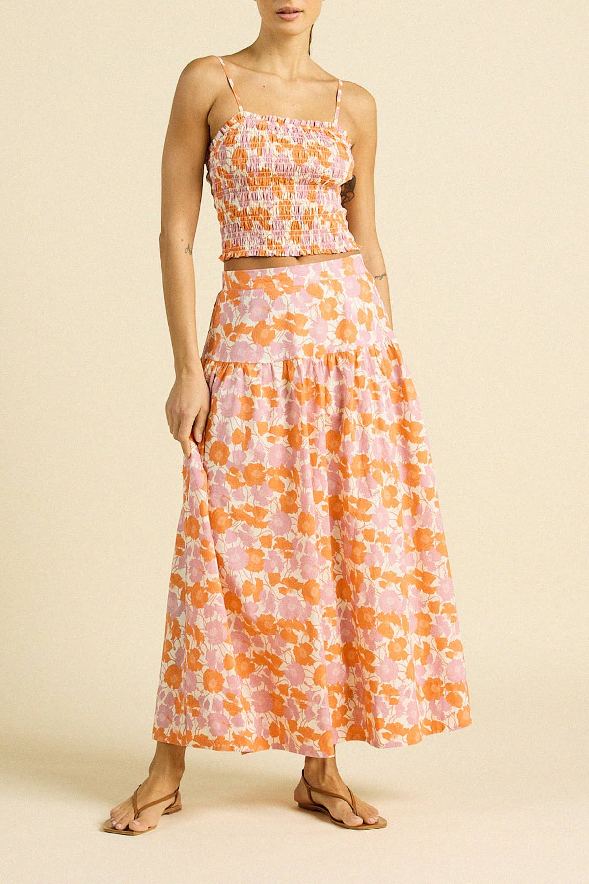 Lydia Skirt Poppy Dawn