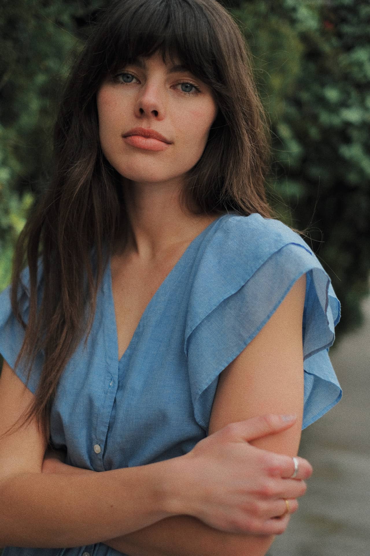 Kristine Dress Blue Houndstooth