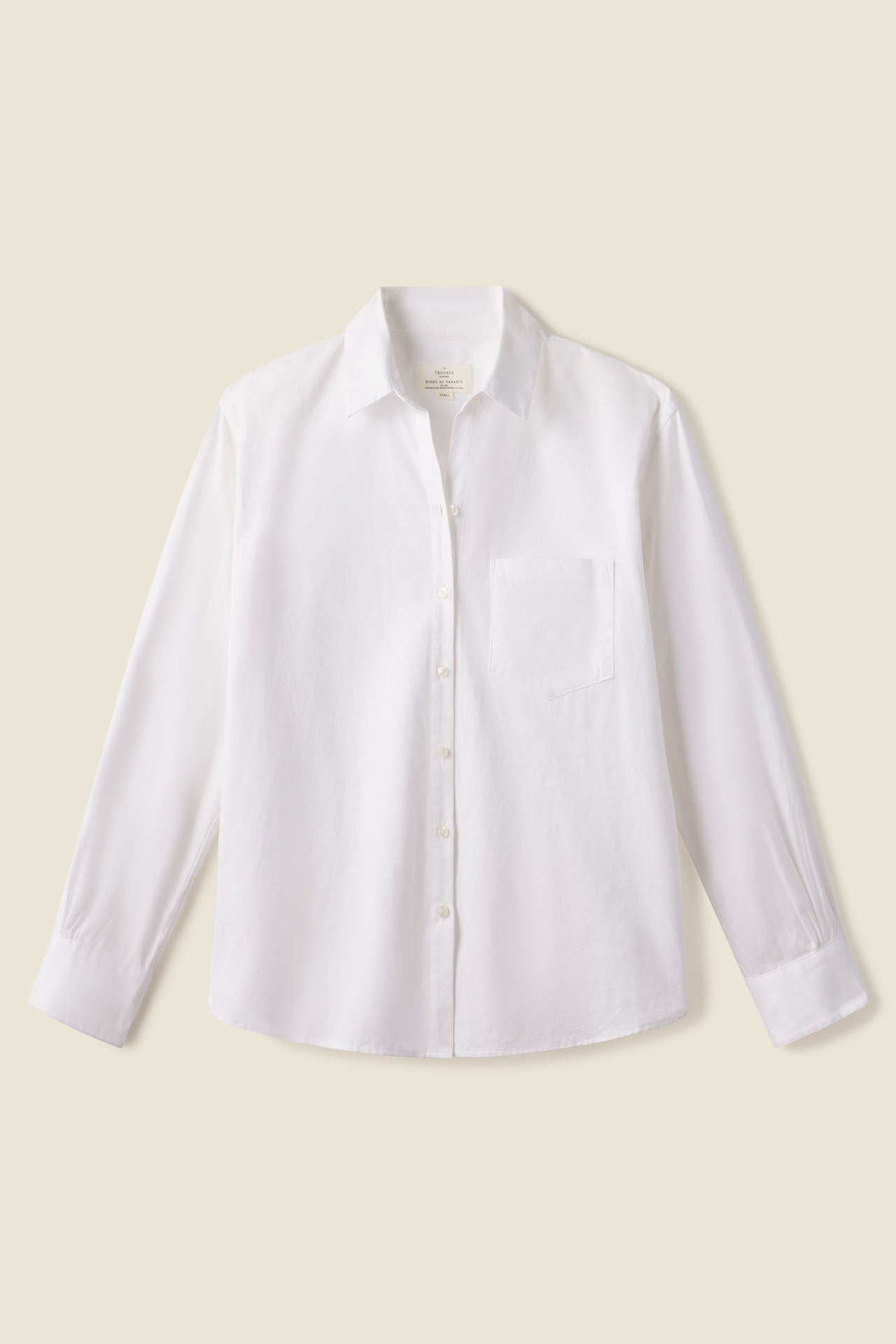 Blake Oversized Shirt White Poplin