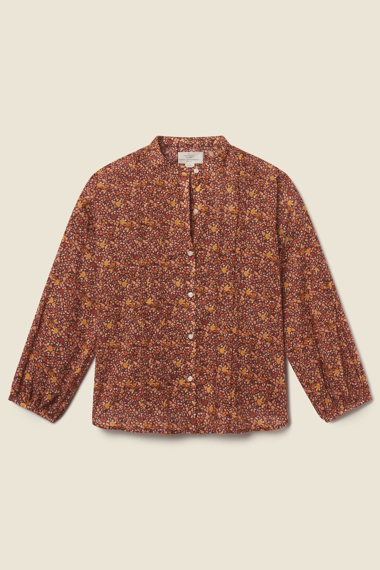 Trovata Jordyn blouse in Briarwood, cotton
