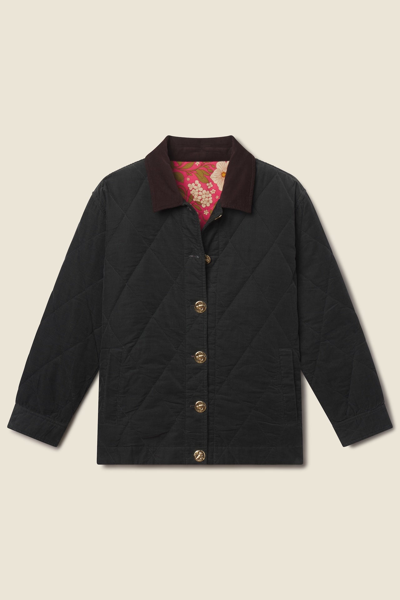 Trovata Betty jacket in Deep Teal, cotton