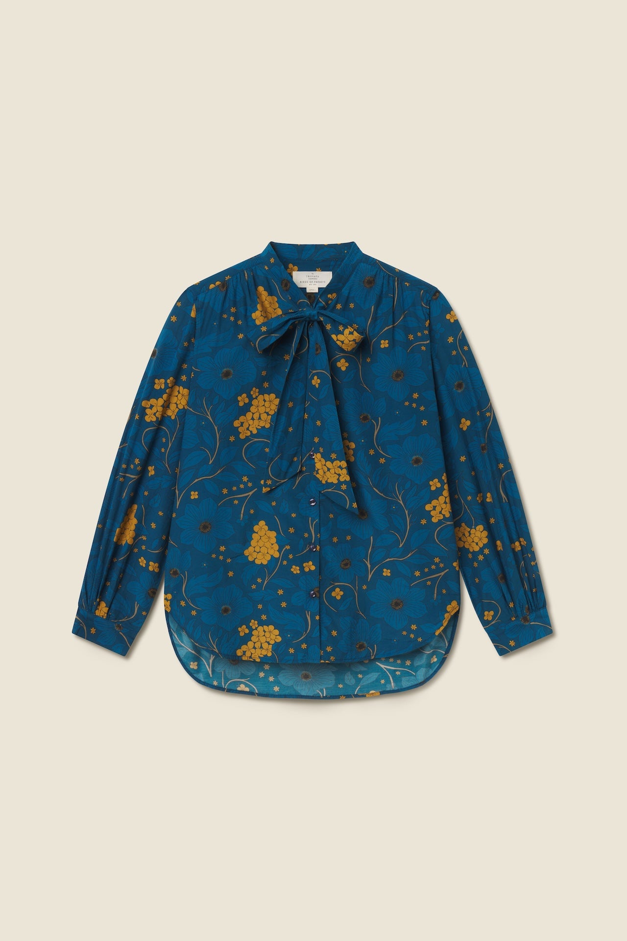 Trovata Mary Todd blouse in Stella Flora, cotton-viscose blend
