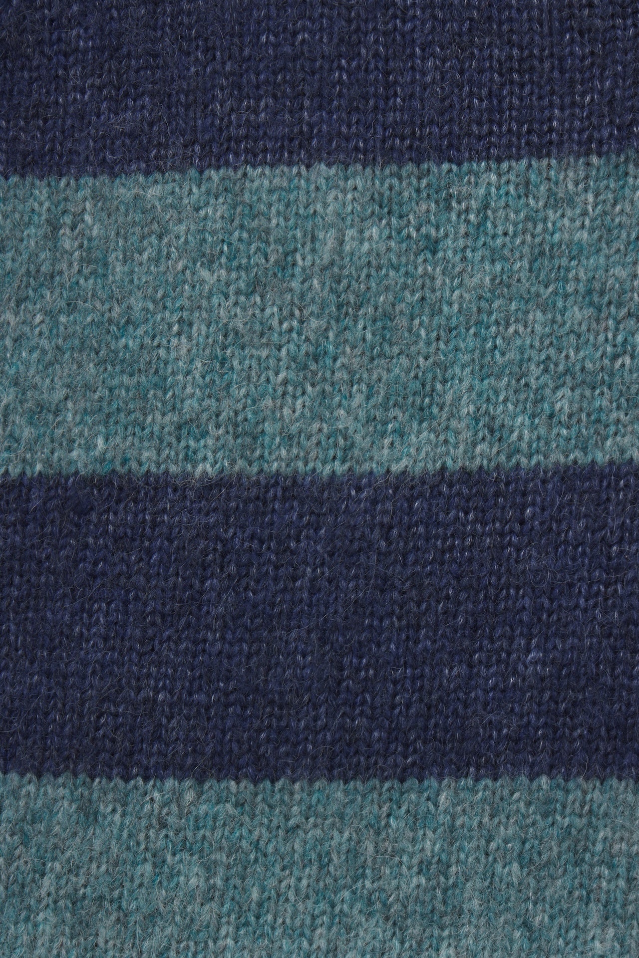 Trovata Indigo Stripe fabric swatch, alpaca-wool blend
