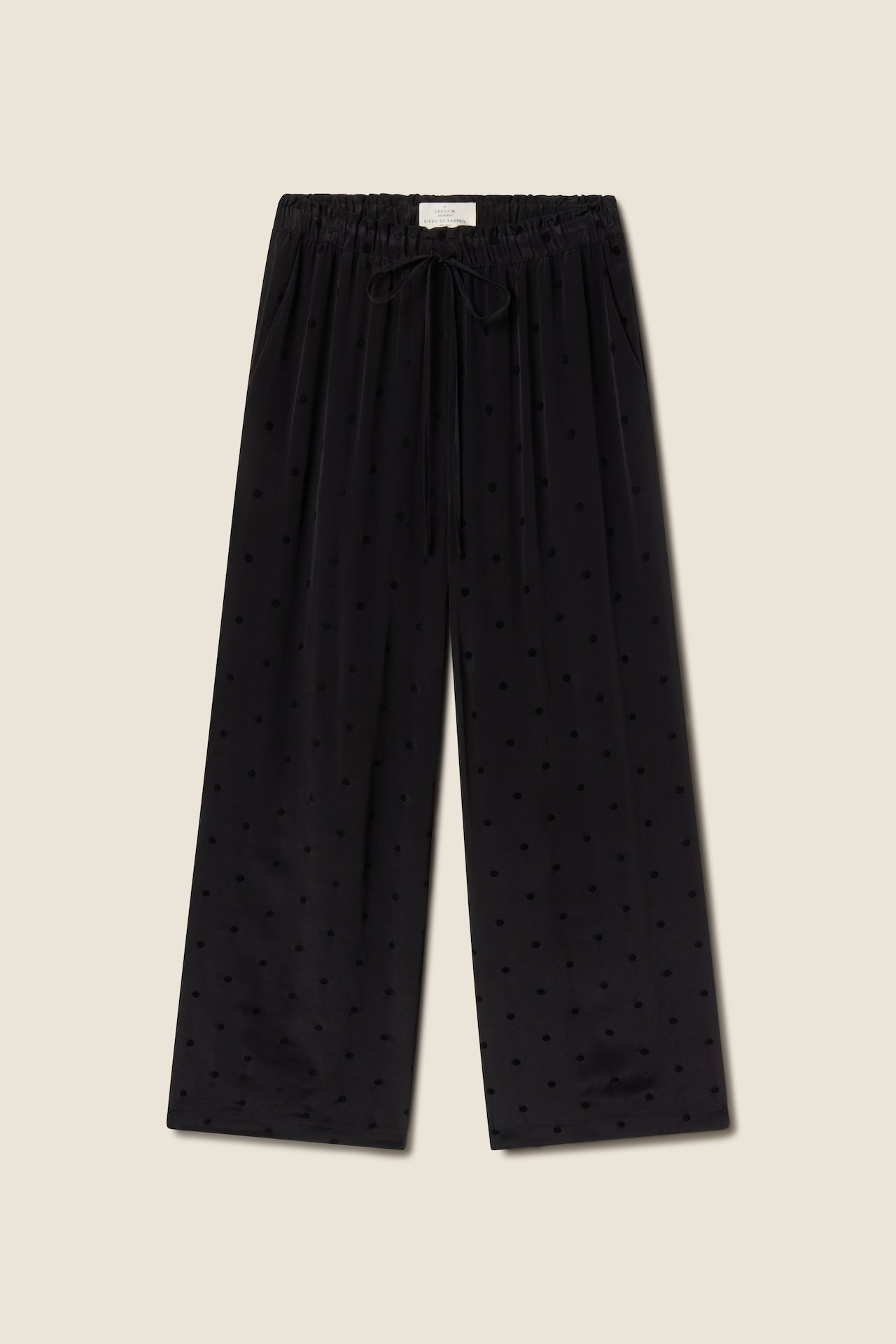 Vera Pant Black Polka Dots
