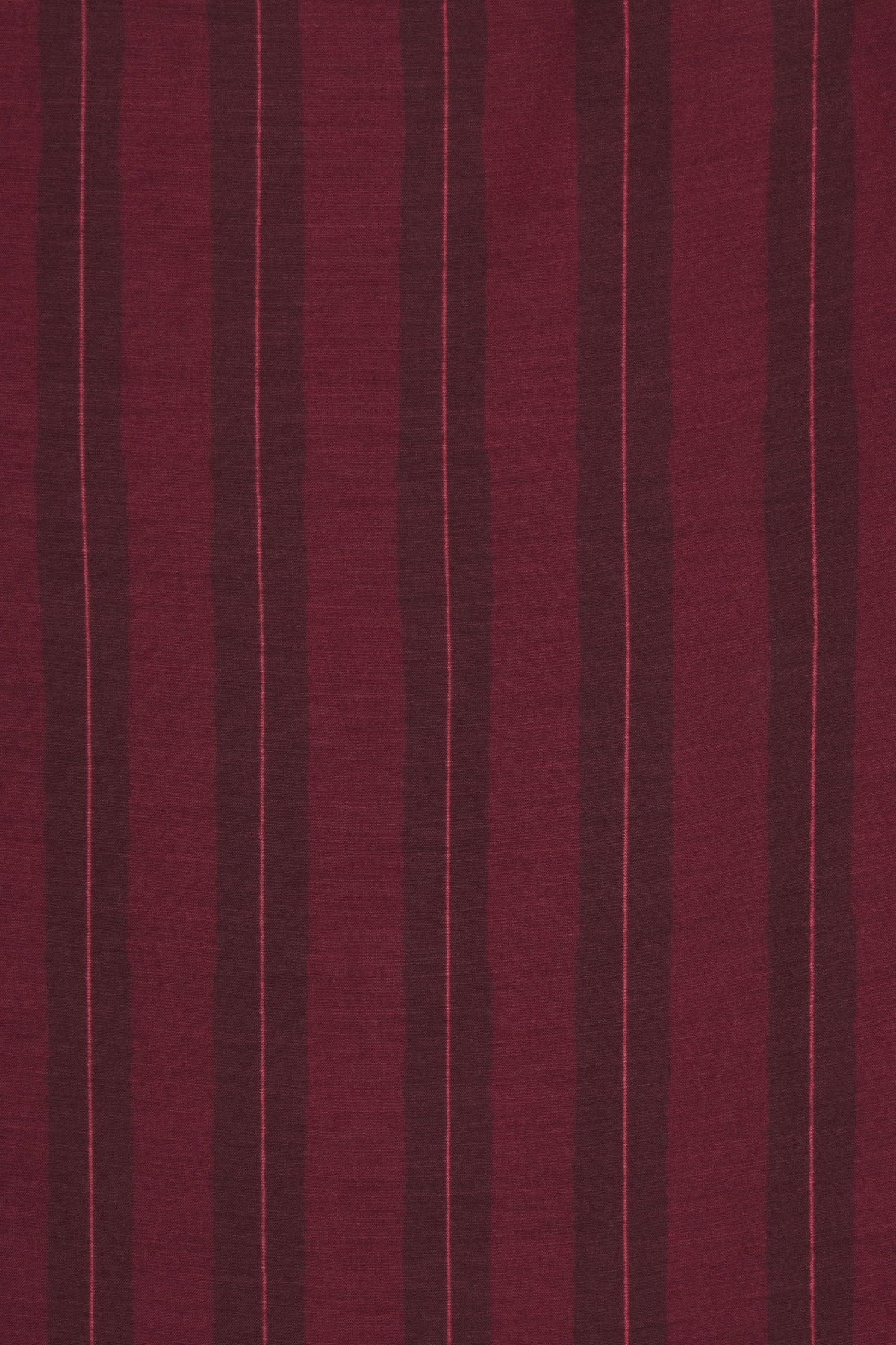 Trovata Garnet Stripe fabric swatch, cupro-viscose blend