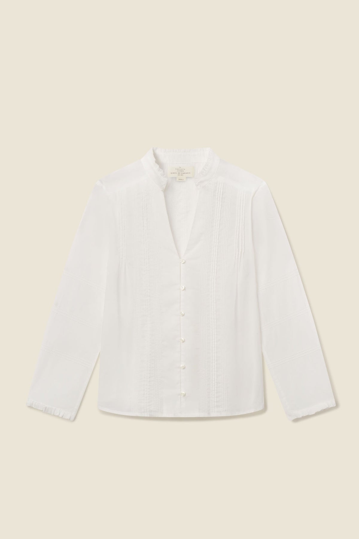 Trovata Maris blouse in White, cotton