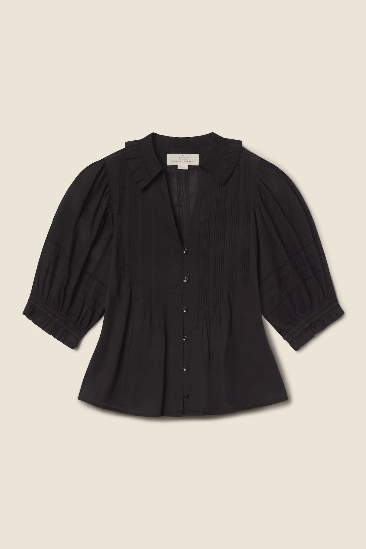 Trovata Amelie blouse in Black, cotton