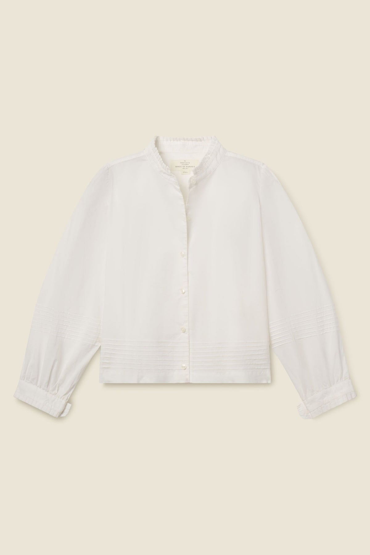 Trovata Bria shirt in White, cotton