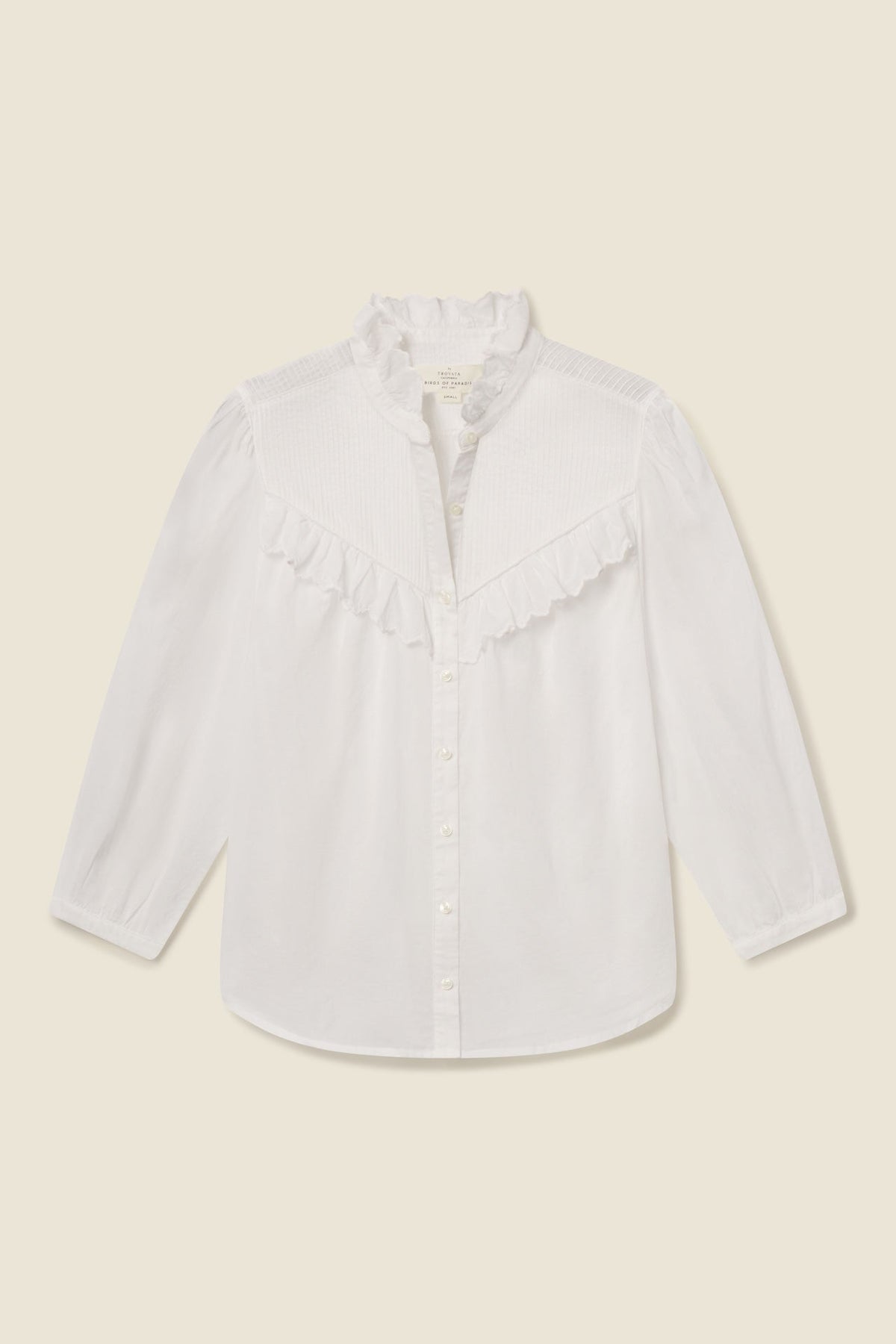 Trovata Vianne blouse in White, cotton