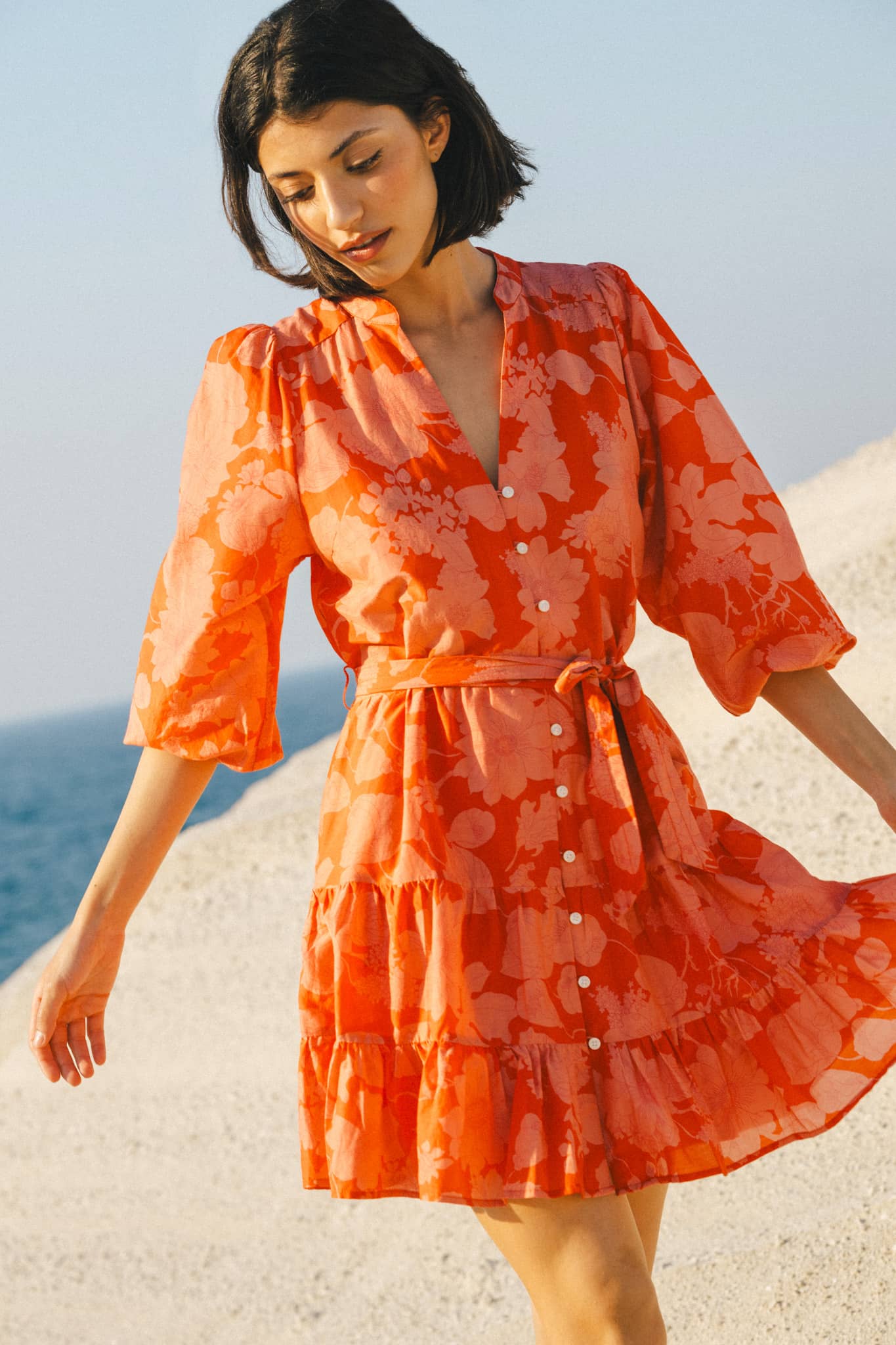 Celeste Dress Roseglow