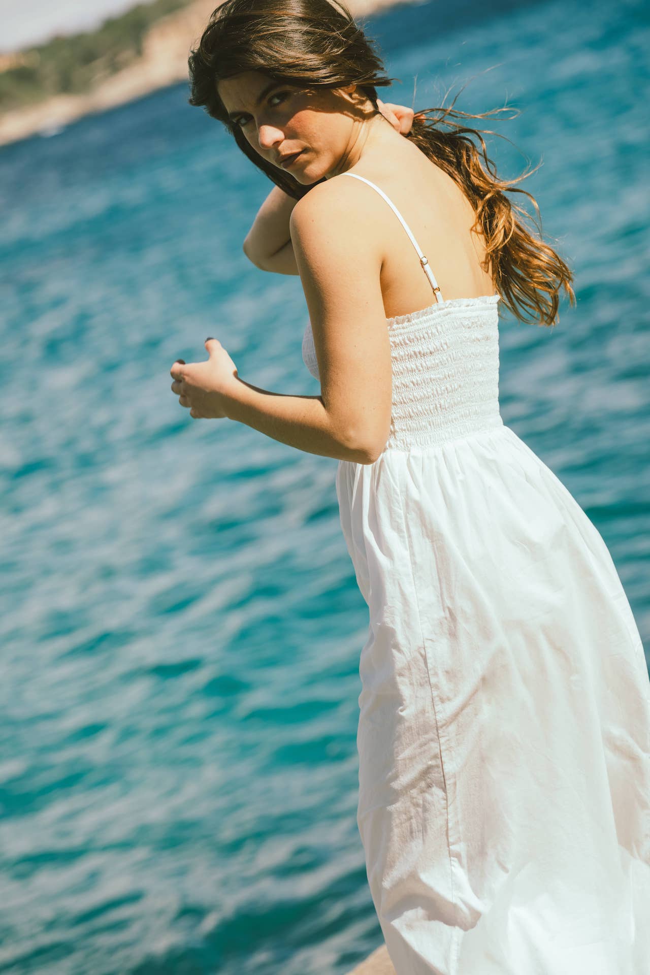 Carmen Dress White Poplin