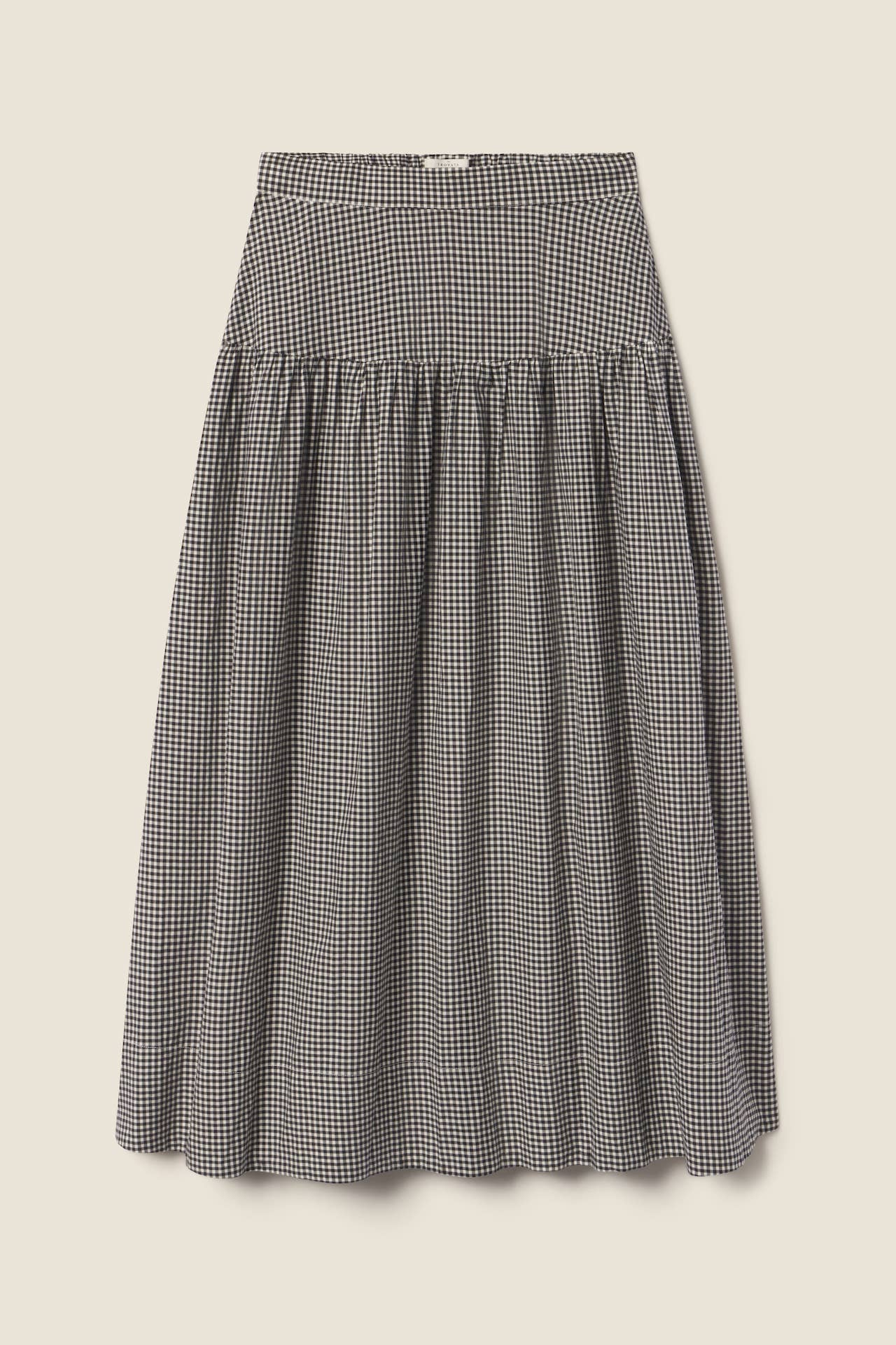 Lydia Skirt Onyx Check