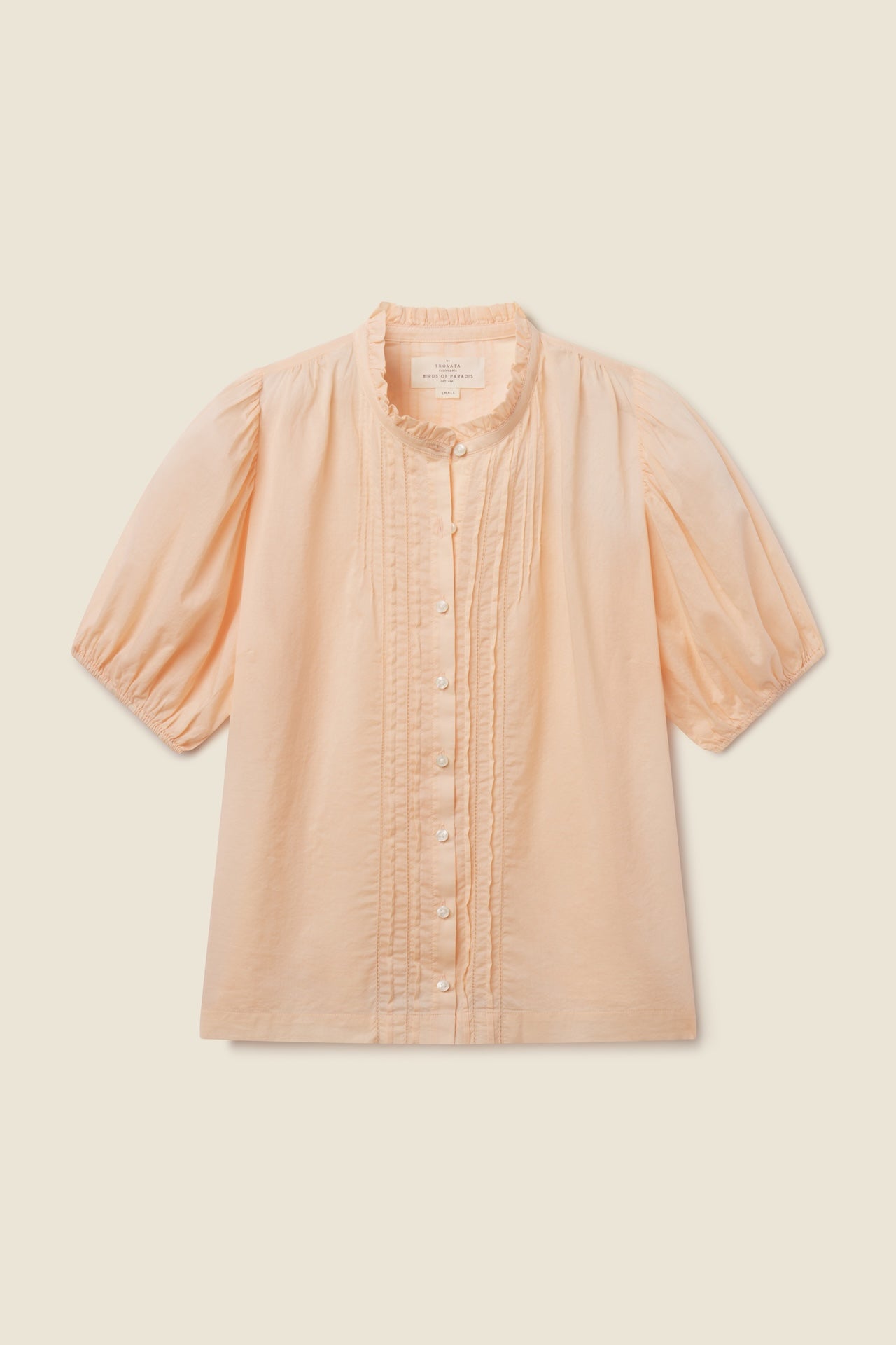 Mira Blouse Pastel Rose Tan