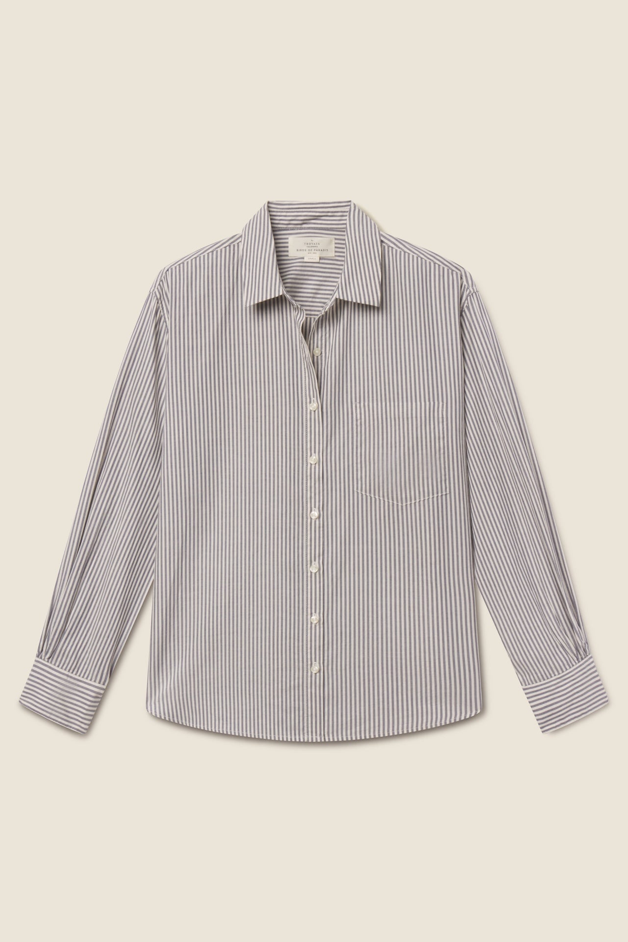 Blake Oversized Shirt Navy Stripe