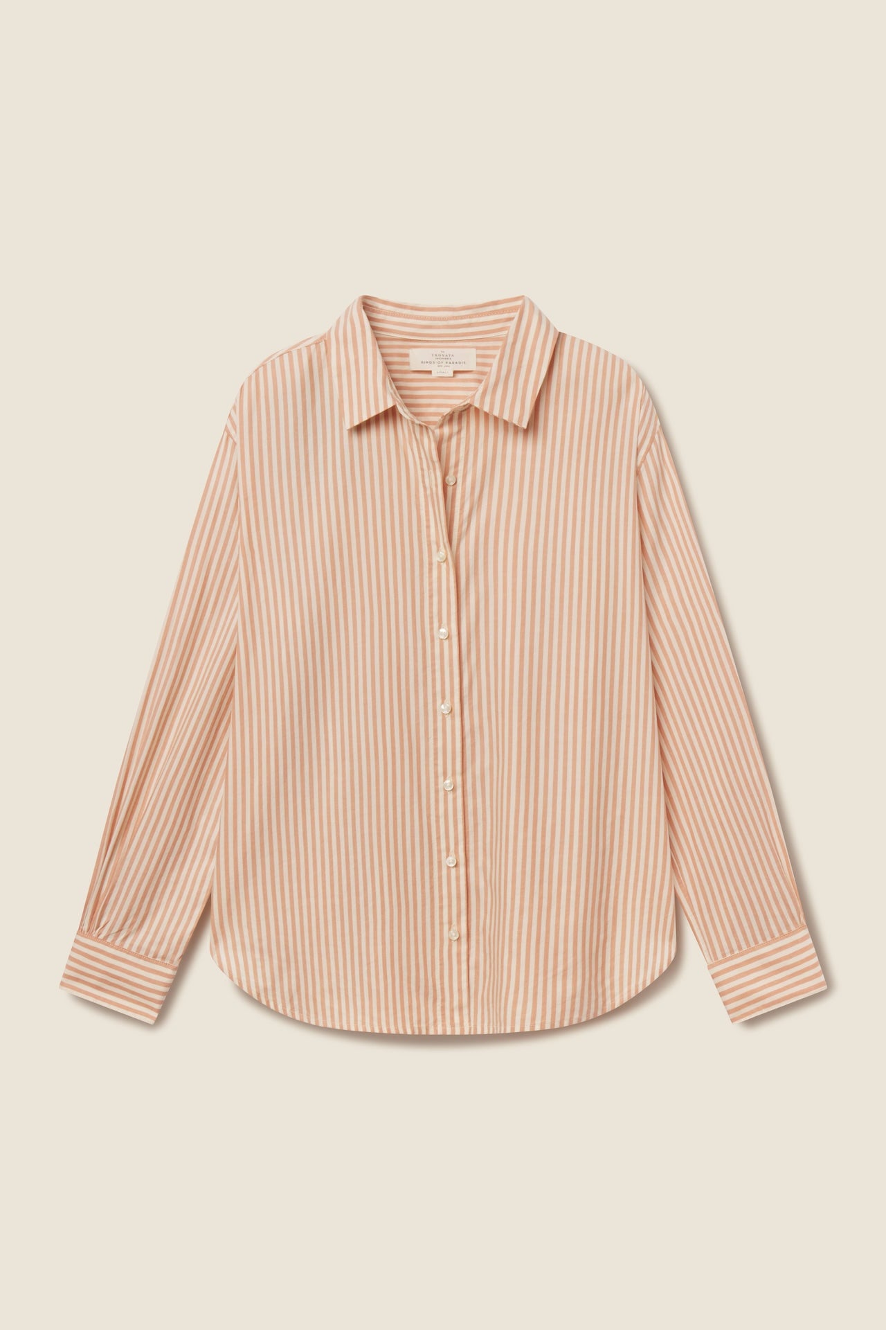 Emilia Oversized Shirt Maple Stripe