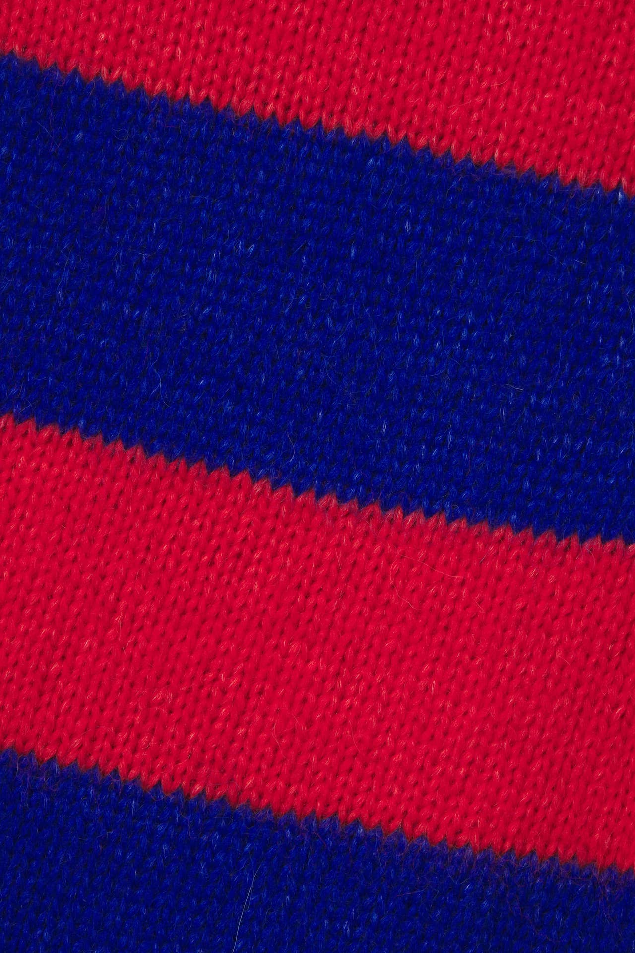 Juneau Sweater Red & Blue Stripe