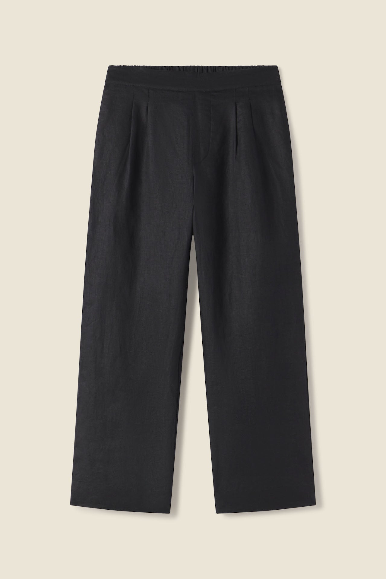 Leigh Pant Black Linen